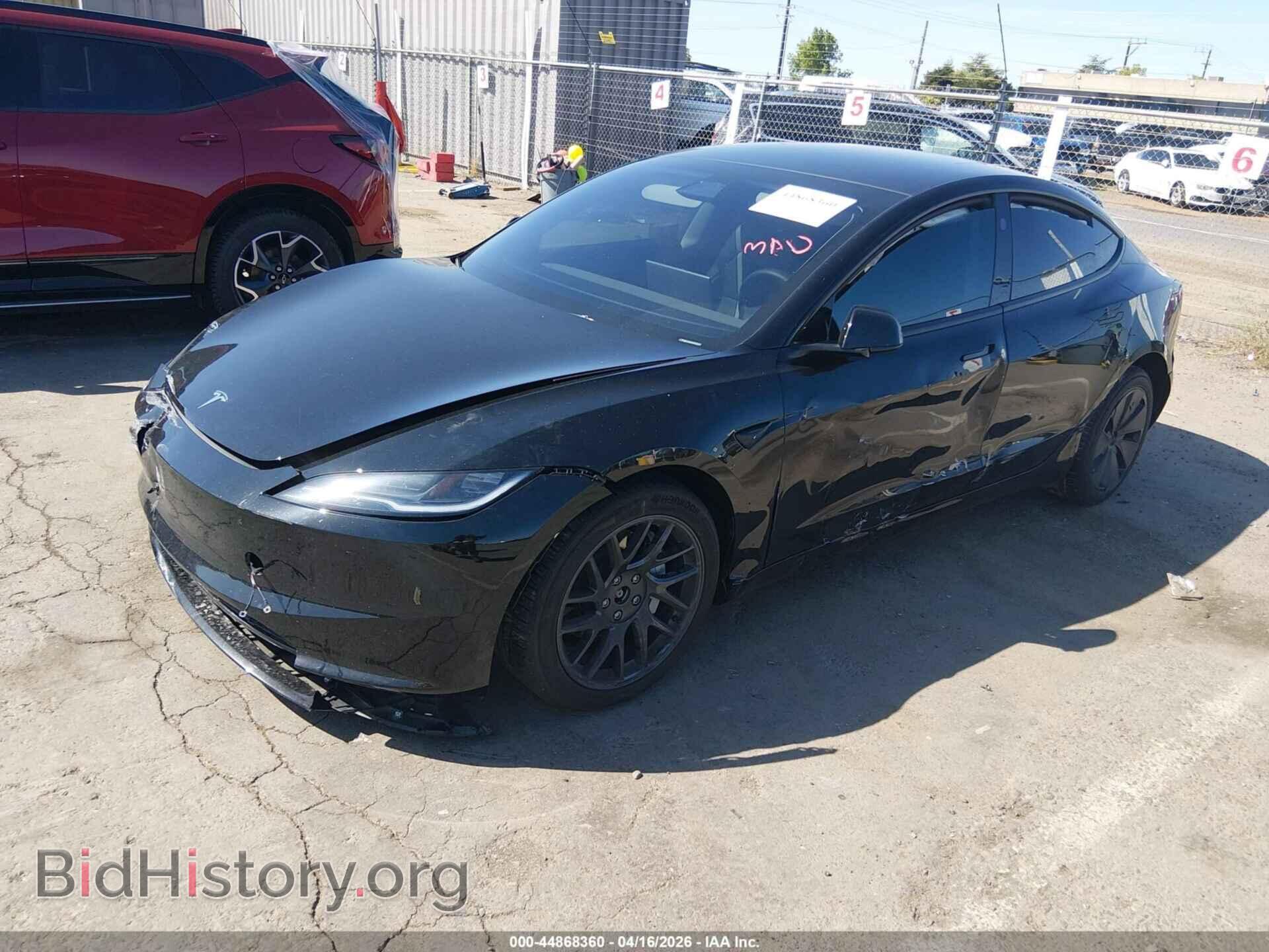 2025 TESLA MODEL 3 - VIN: 5YJ3E1EB6SF952343 - Фото 2
