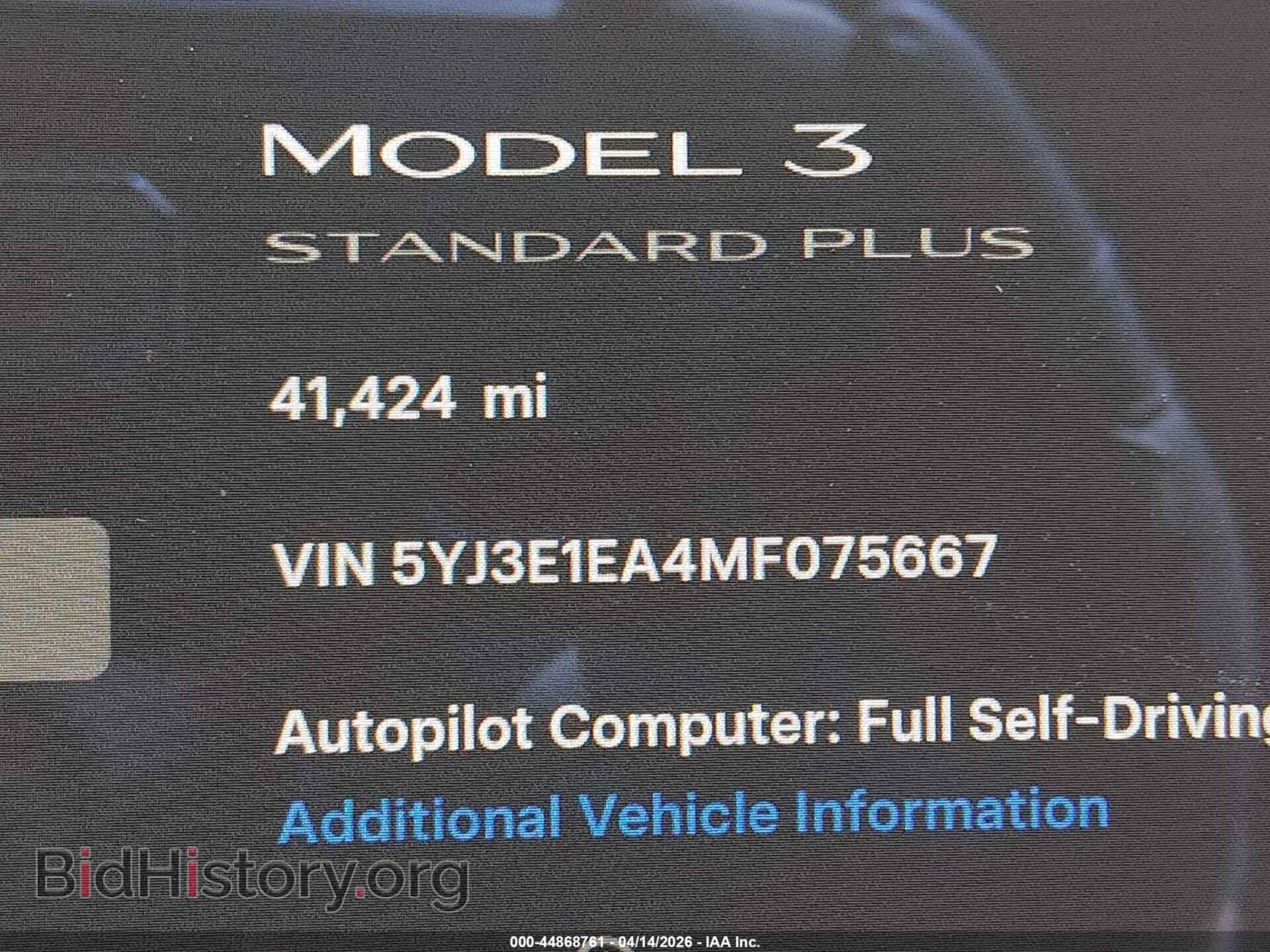 2021 TESLA MODEL 3 - VIN: 5YJ3E1EA4MF075667 - Photo 15