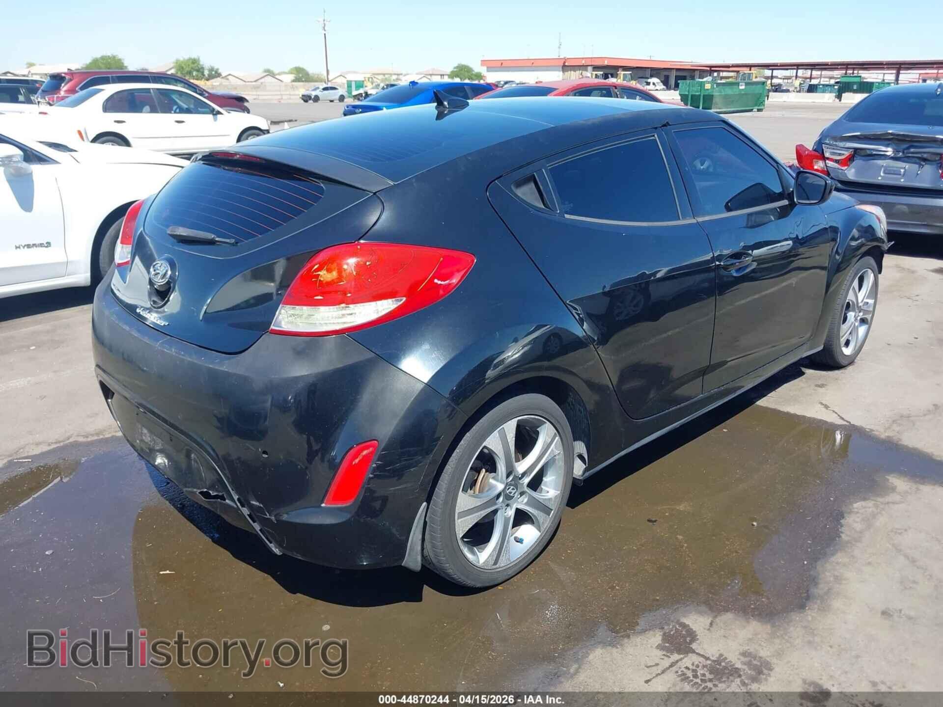 2013 HYUNDAI VELOSTER - VIN: KMHTC6AD6DU102955 - Фото 4