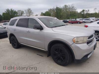 2013 Dodge DURANGO Crew, серебристый — VIN 1C4RDJDG9DC554117, IAAI