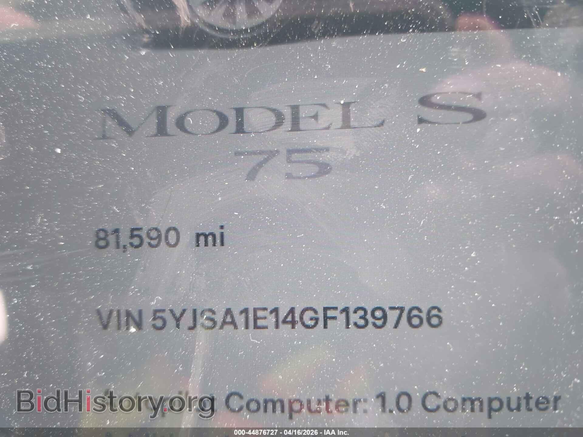 2016 TESLA MODEL S - VIN: 5YJSA1E14GF139766 - Photo 15