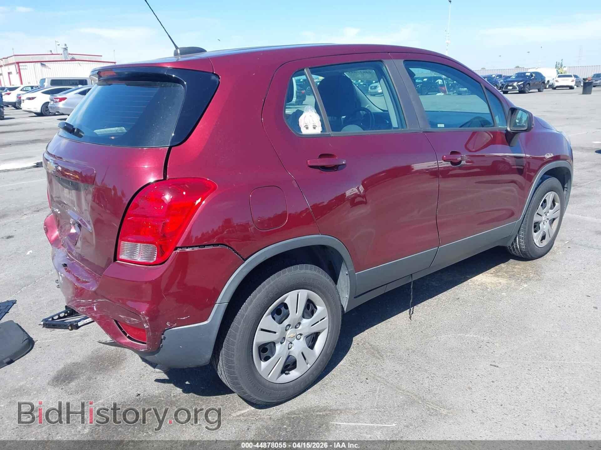 2017 CHEVROLET TRAX - VIN: 3GNCJKSB3HL148587 - Photo 4