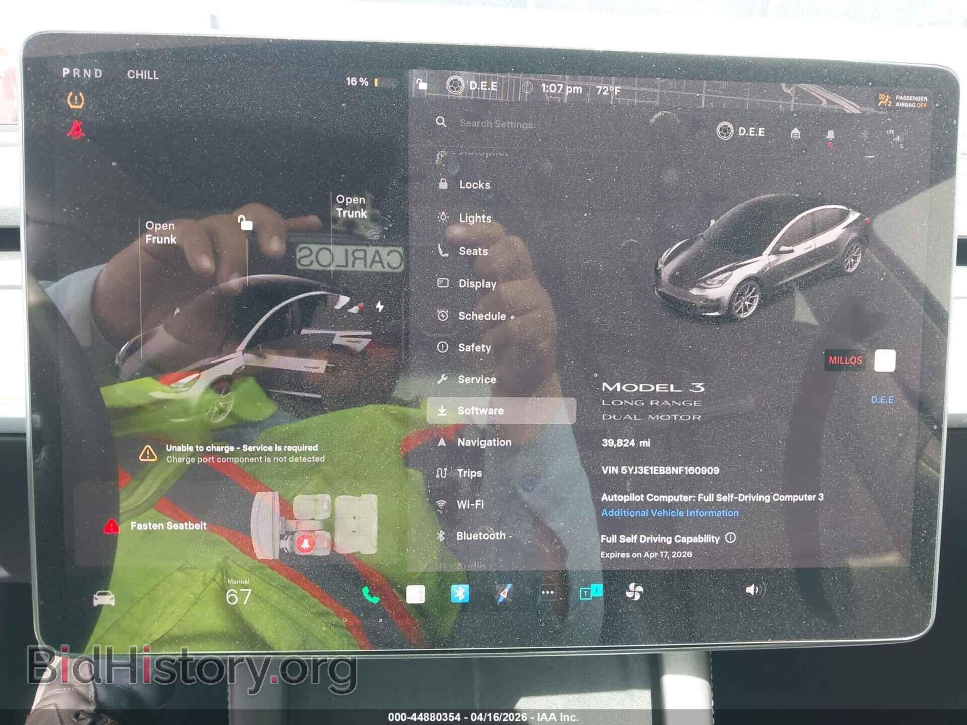 2022 TESLA MODEL 3 - VIN: 5YJ3E1EB8NF160909 - Фото 7