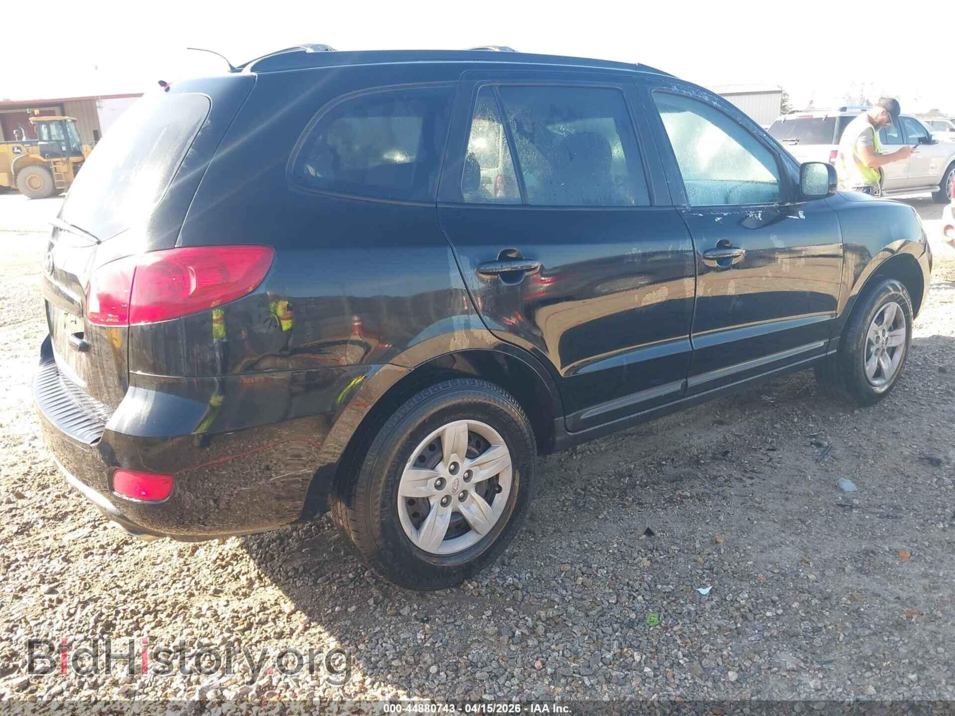 2007 HYUNDAI SANTA FE - VIN: 5NMSG13D37H092787 - Фото 4