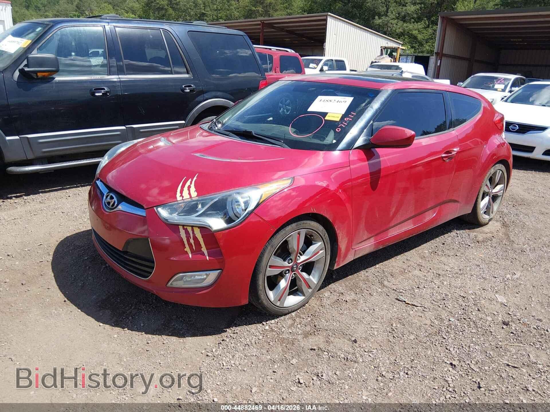 2012 HYUNDAI VELOSTER - VIN: KMHTC6AD7CU071911 - Фото 2