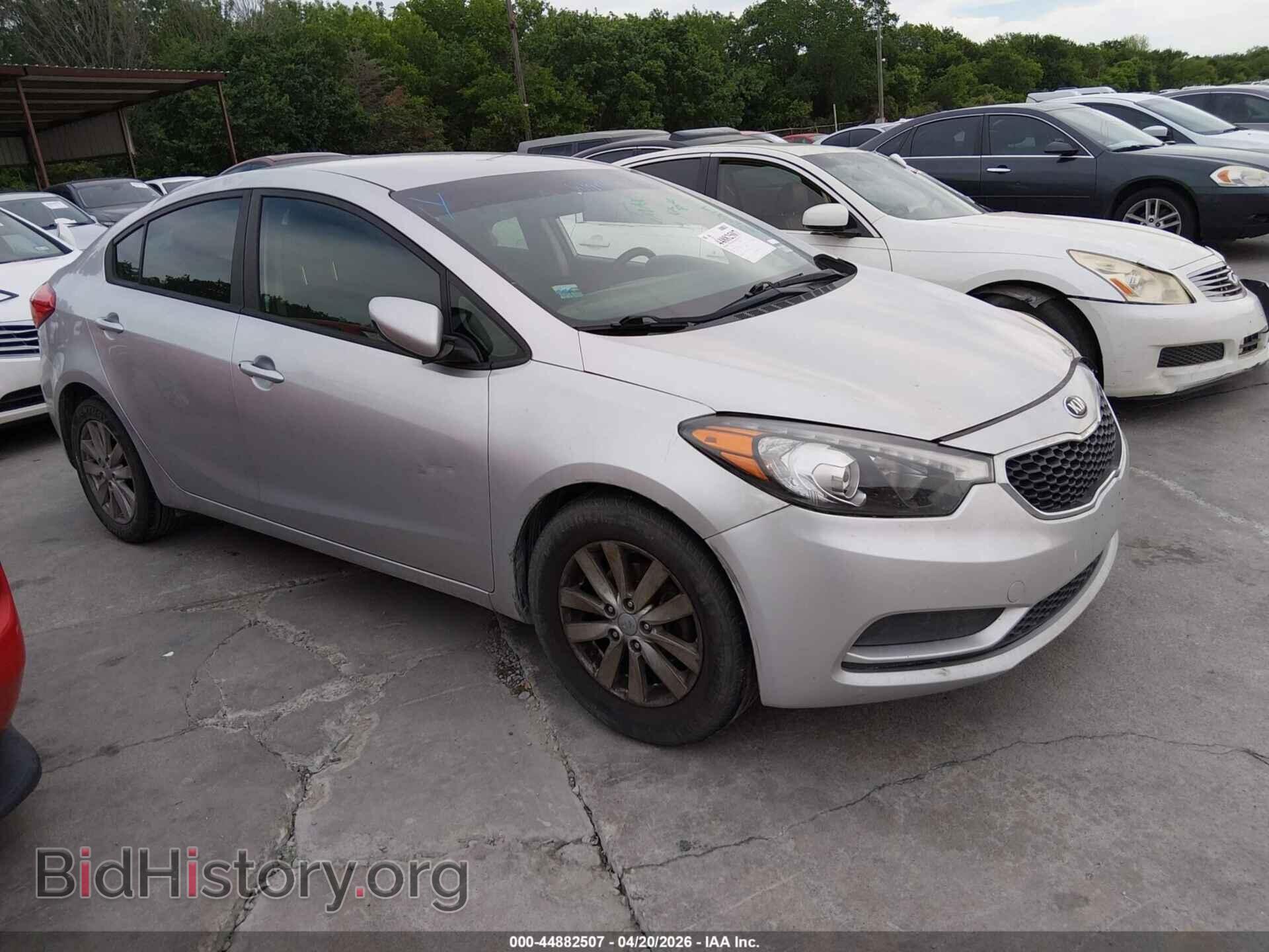 Photo KNAFK4A69E5215219 - KIA FORTE 2014