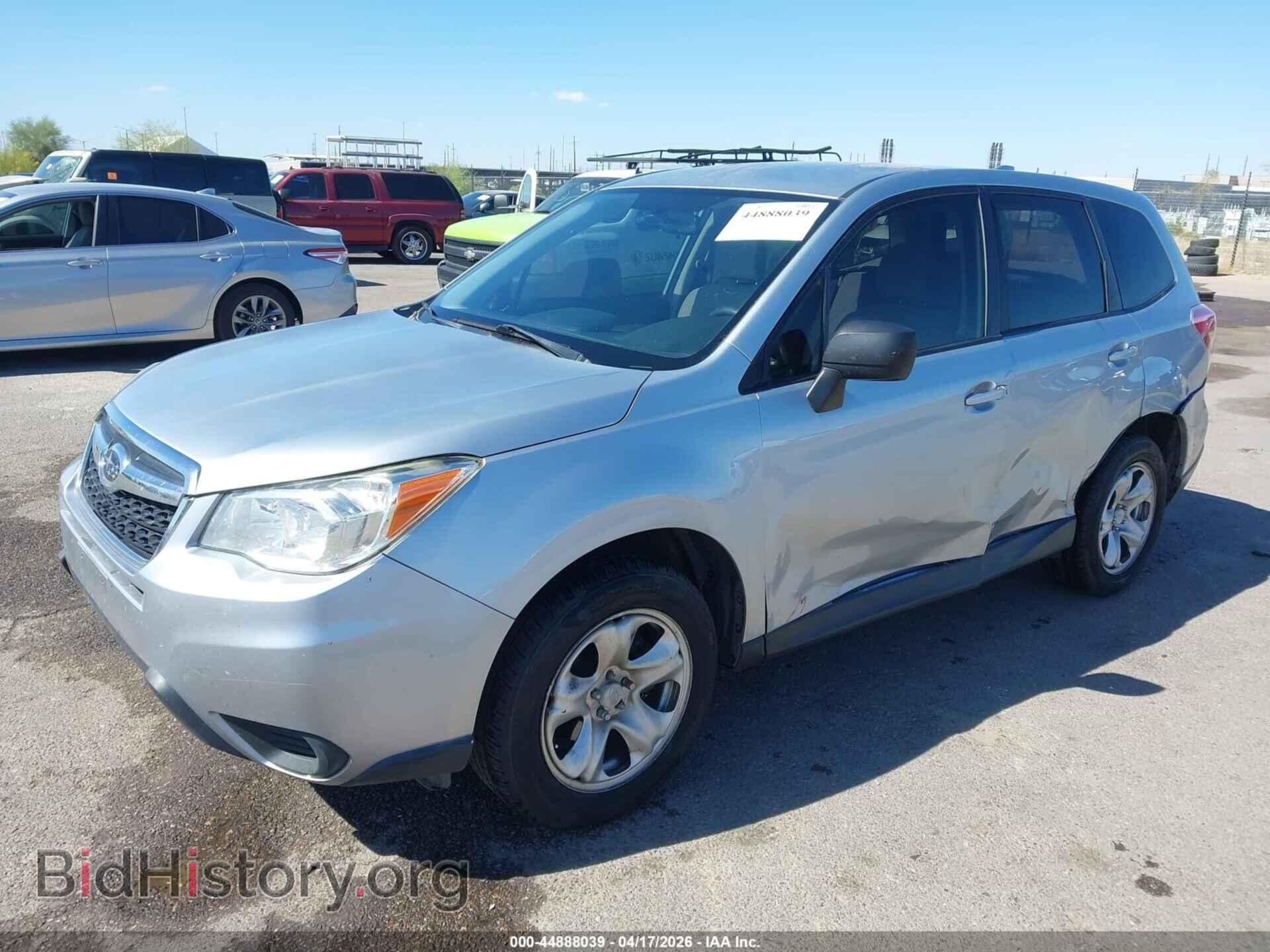 2016 SUBARU FORESTER - VIN: JF2SJAAC1GG500594 - Фото 2