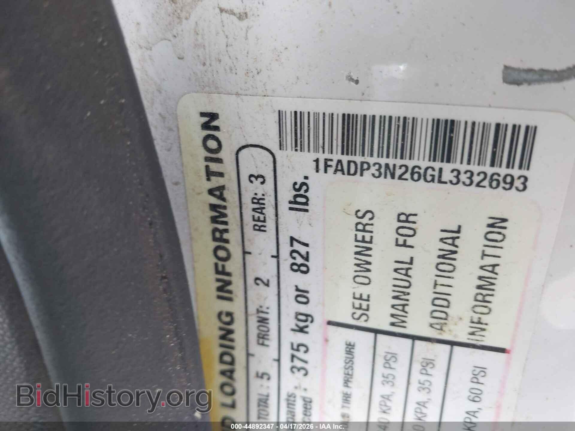 2016 FORD FOCUS - VIN: 1FADP3N26GL332693 - Photo 9