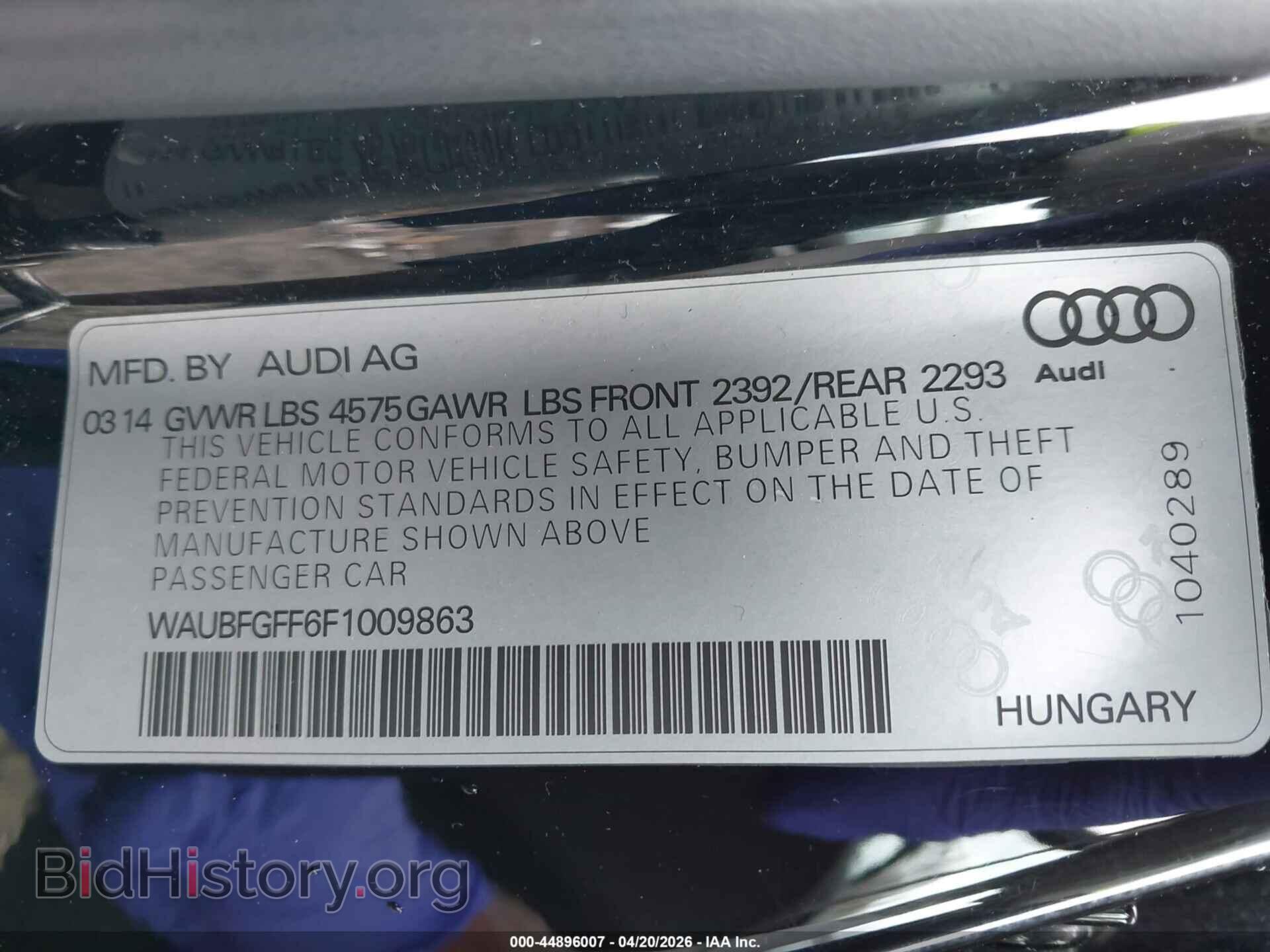 2015 AUDI A3 - VIN: WAUBFGFF6F1009863 - Photo 9