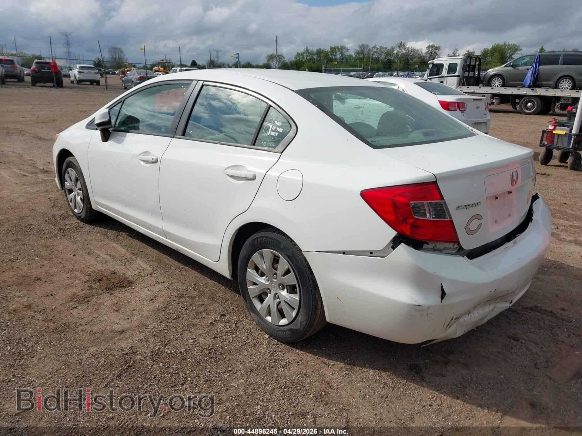 2012 HONDA CIVIC - VIN: 19XFB2F53CE001996 - Фото 3