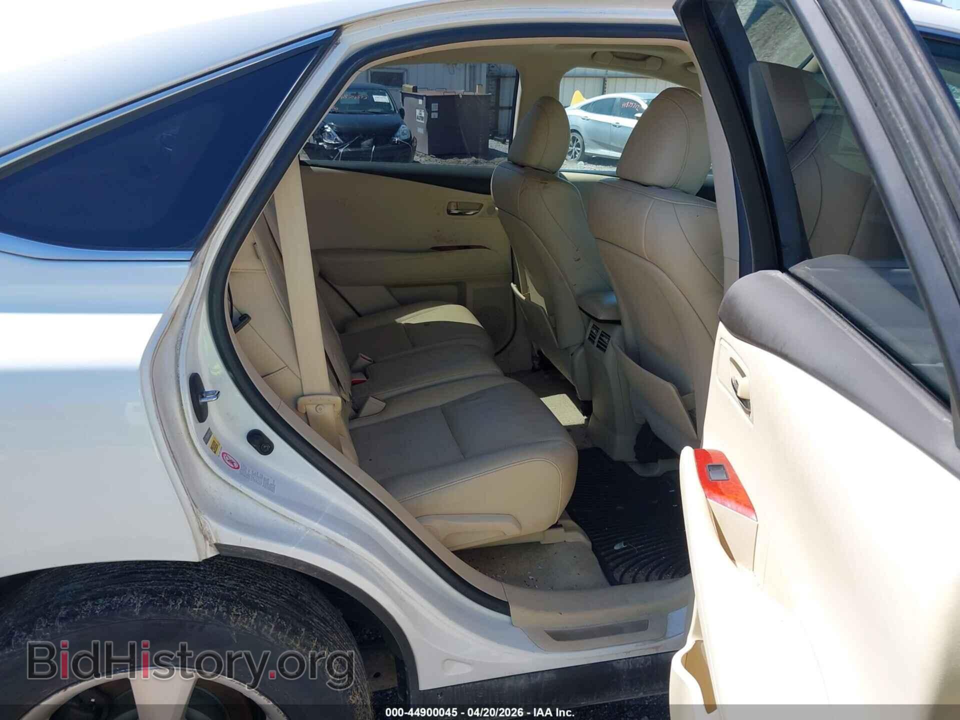 2011 LEXUS RX 350 - VIN: 2T2BK1BA6BC081489 - Фото 8