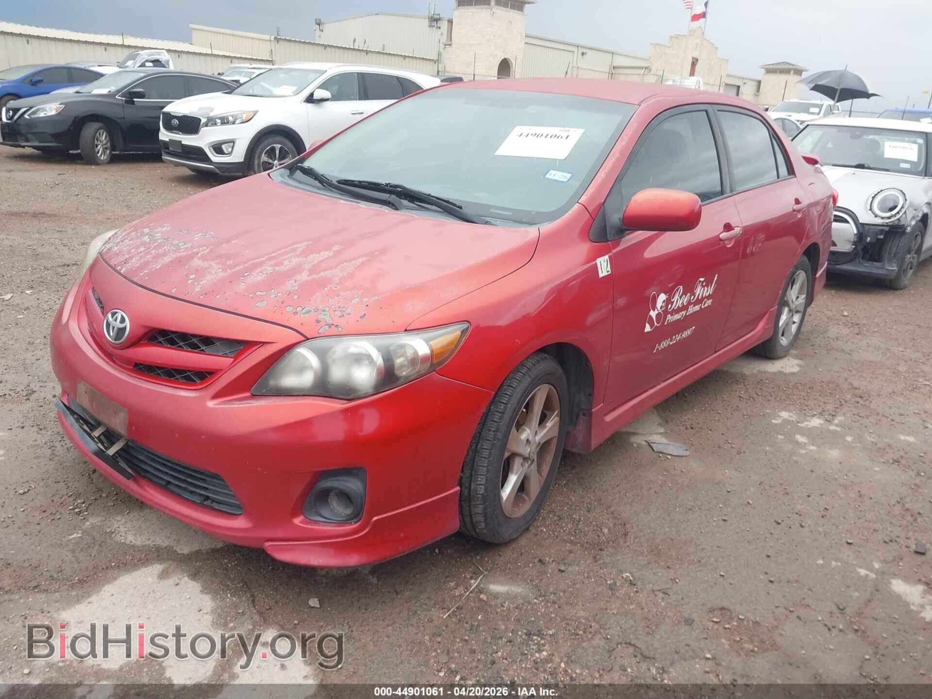 2011 TOYOTA COROLLA - VIN: 2T1BU4EE5BC734442 - Фото 2