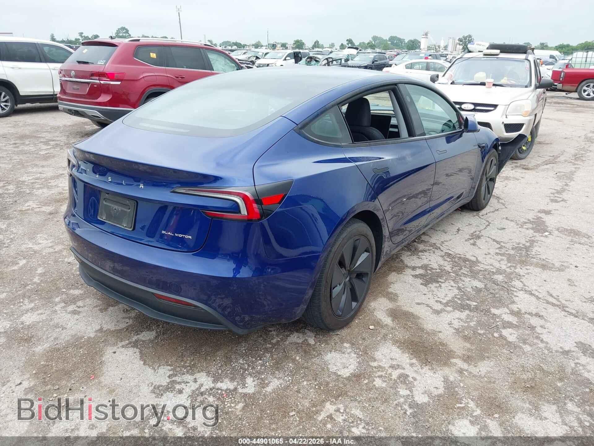2025 TESLA MODEL 3 - VIN: 5YJ3E1EB6SF928768 - Фото 4