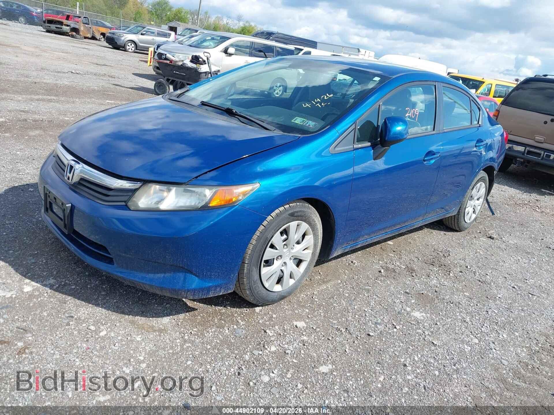 2012 HONDA CIVIC - VIN: 19XFB2F52CE059775 - Фото 2