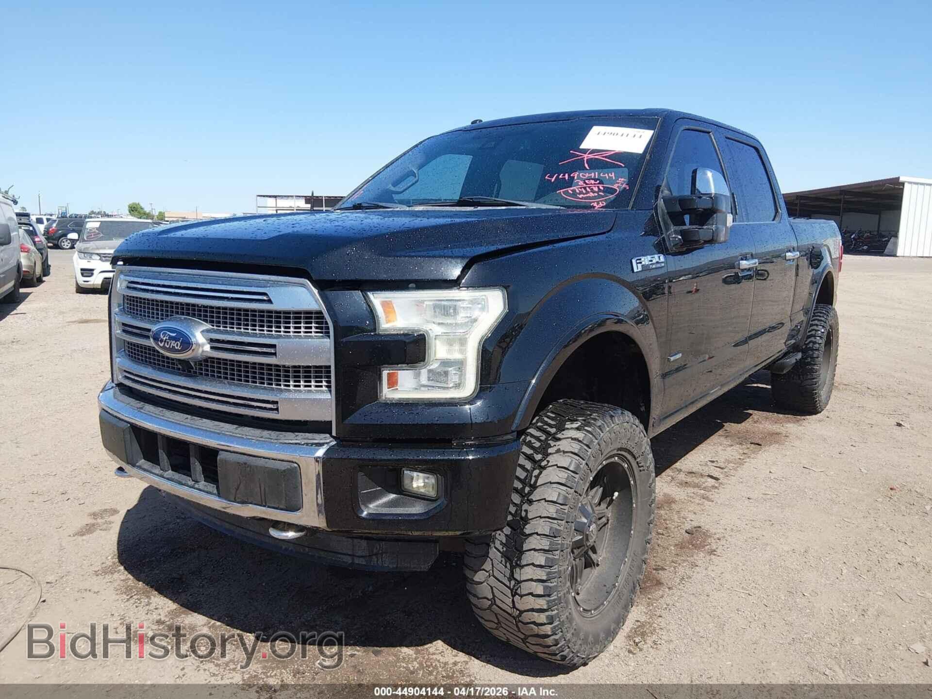 2016 FORD F-150 - VIN: 1FTFW1EG4GFA81192 - Фото 2