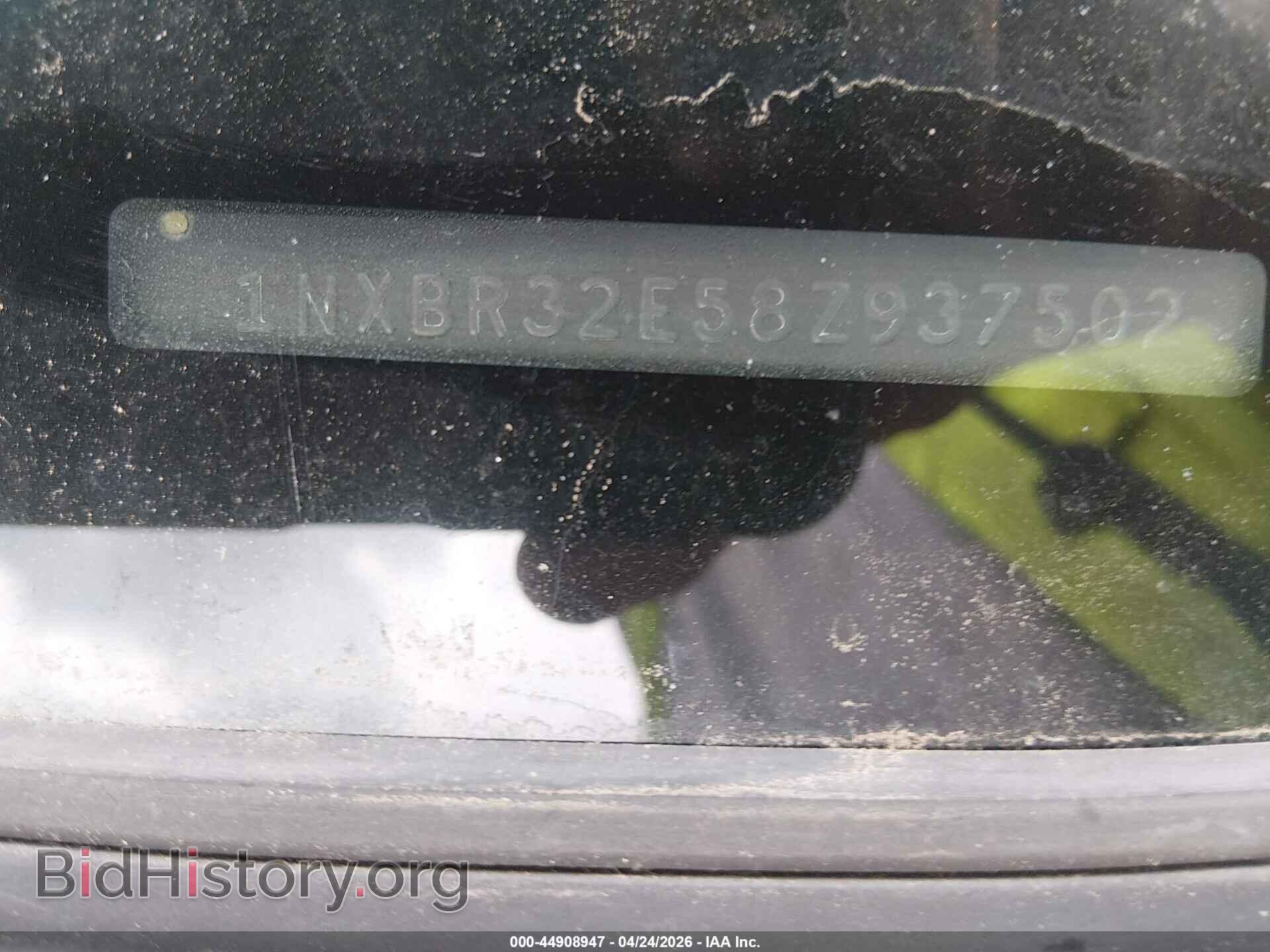 2008 TOYOTA COROLLA - VIN: 1NXBR32E58Z937502 - Фото 9