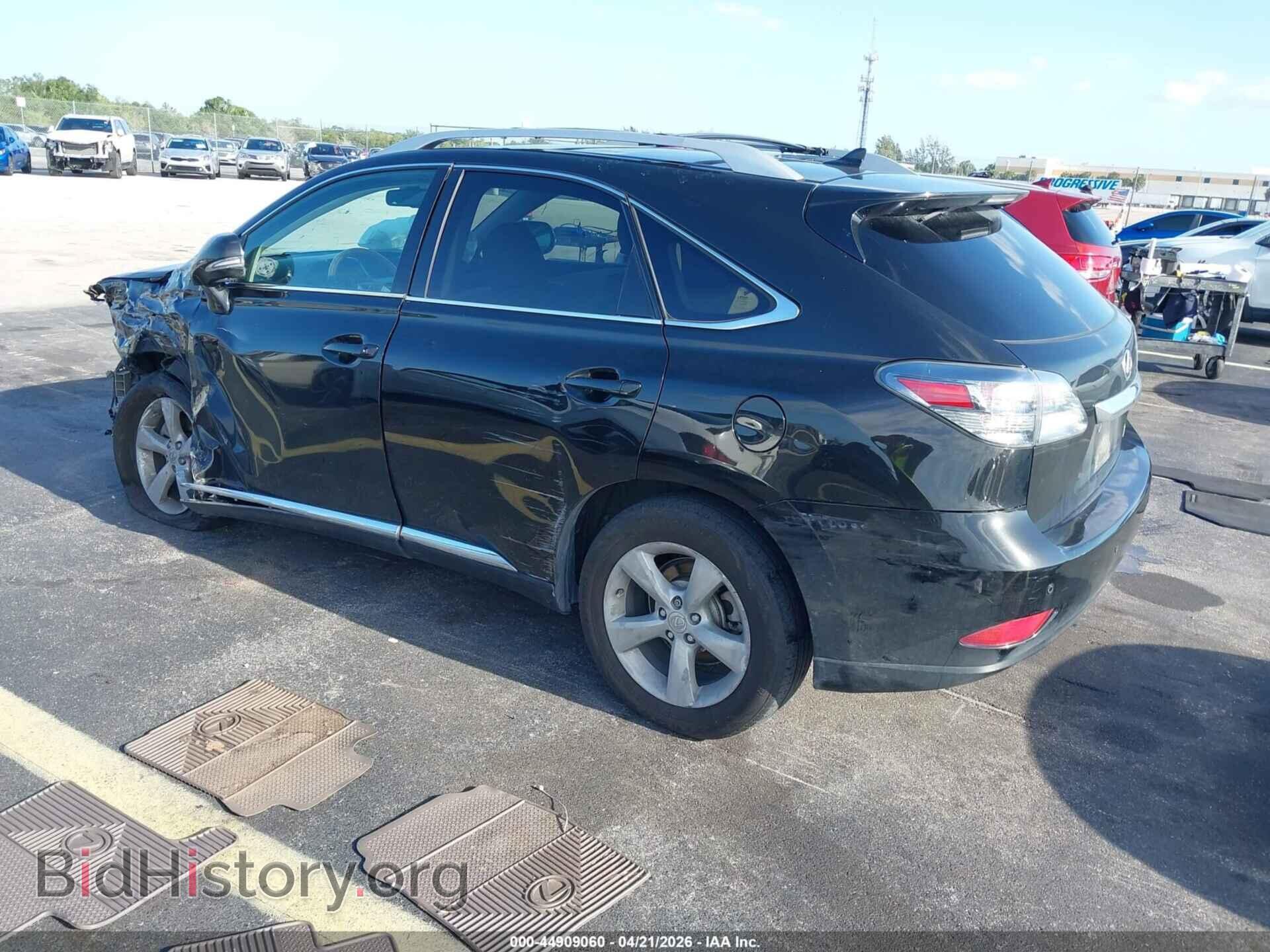 2012 LEXUS RX 350 - VIN: 2T2BK1BA6CC135570 - Фото 3