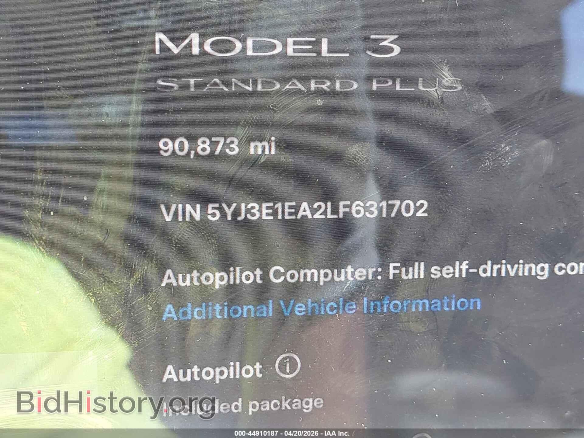 2020 TESLA MODEL 3 - VIN: 5YJ3E1EA2LF631702 - Photo 7