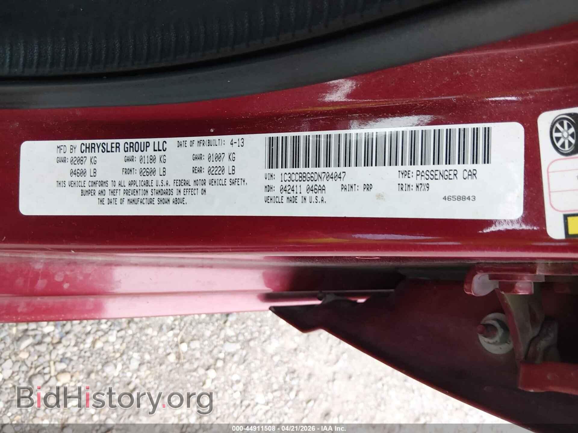 2013 CHRYSLER 200 - VIN: 1C3CCBBG6DN704047 - Photo 9