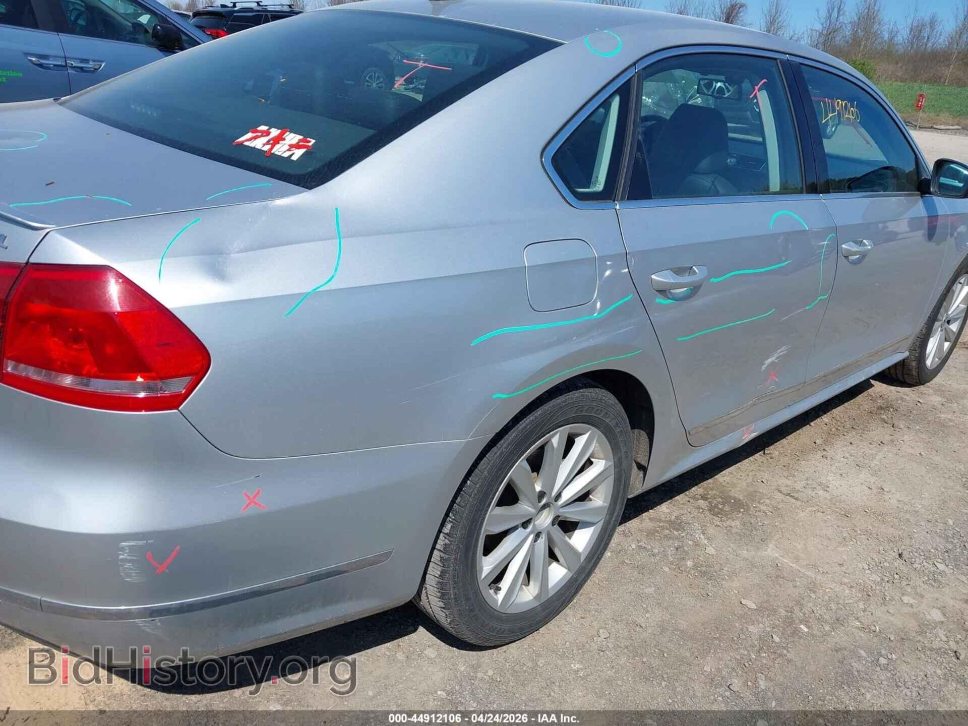 2013 VOLKSWAGEN PASSAT - VIN: 1VWCP7A37DC068288 - Photo 6