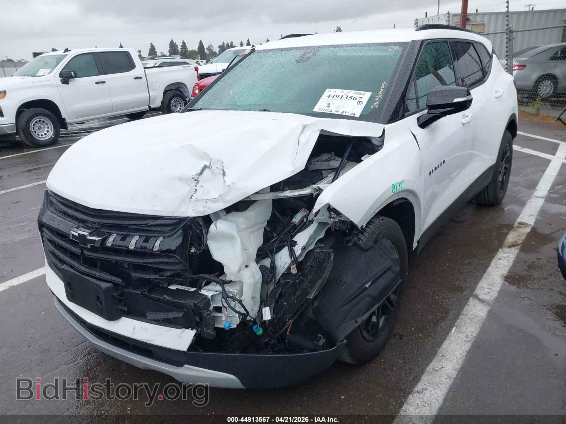 2021 CHEVROLET BLAZER - VIN: 3GNKBCRS6MS520167 - Фото 2