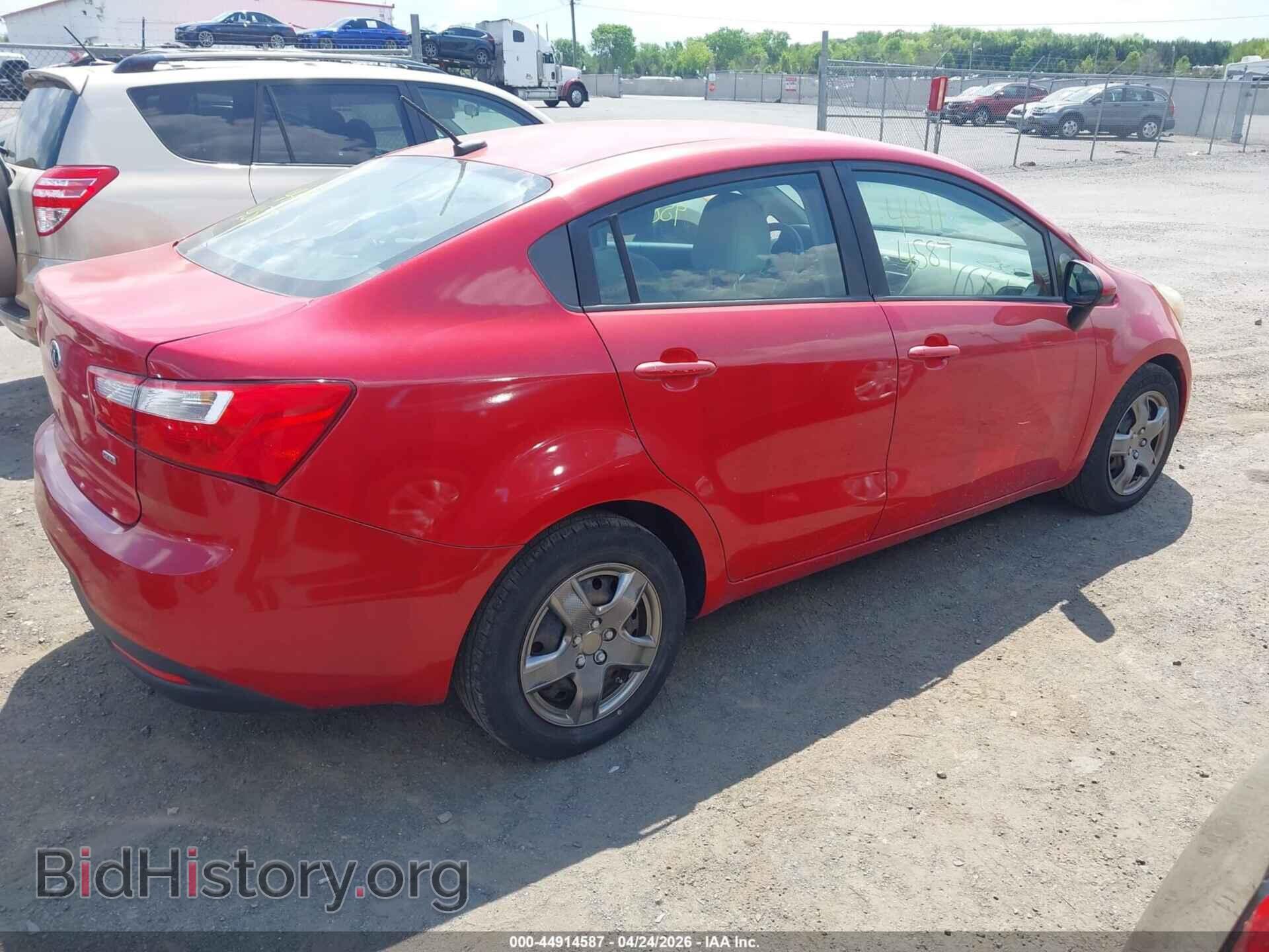 2013 KIA RIO - VIN: KNADM4A34D6240657 - Фото 4