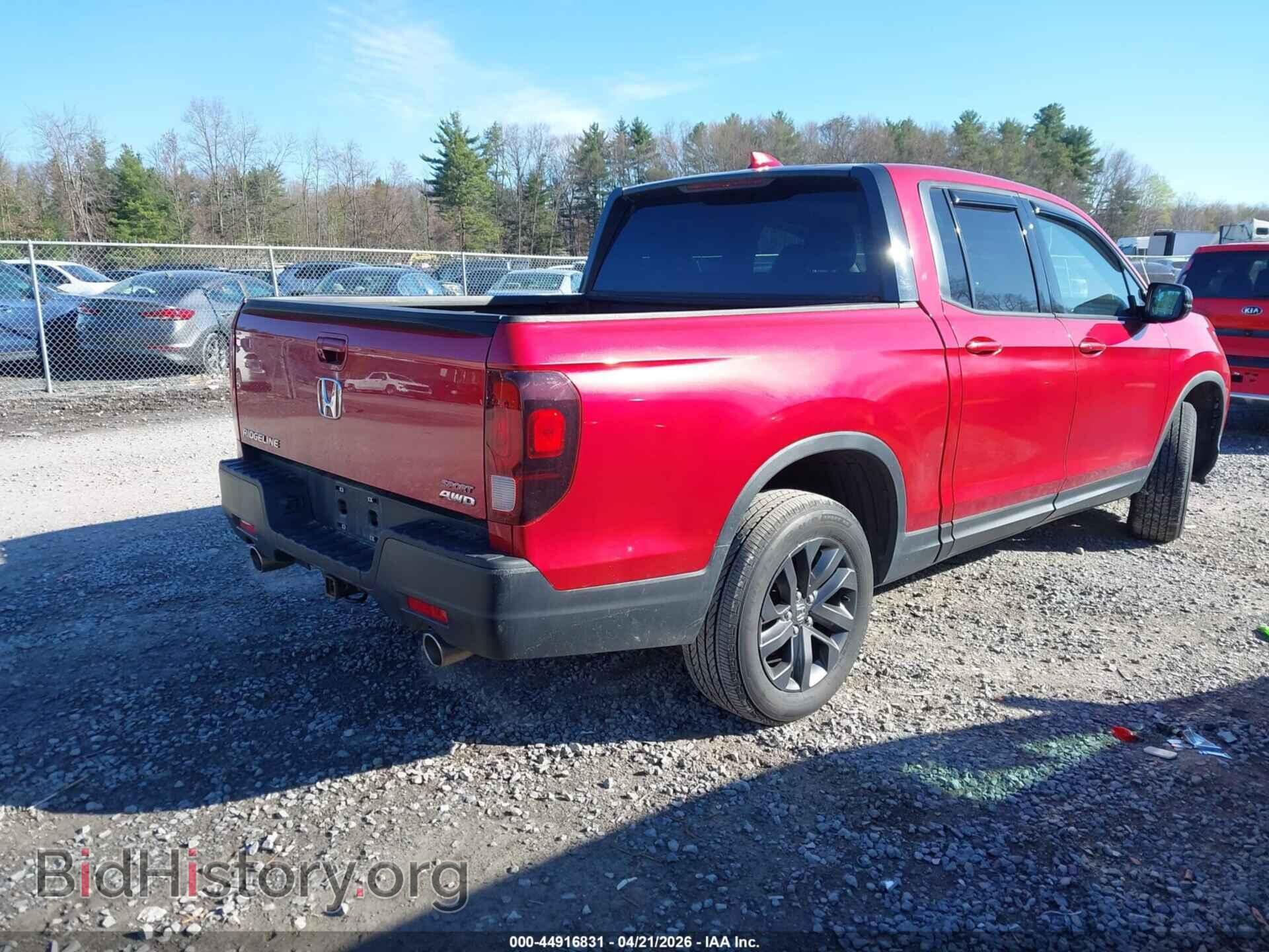 2021 HONDA RIDGELINE - VIN: 5FPYK3F11MB026877 - Photo 4