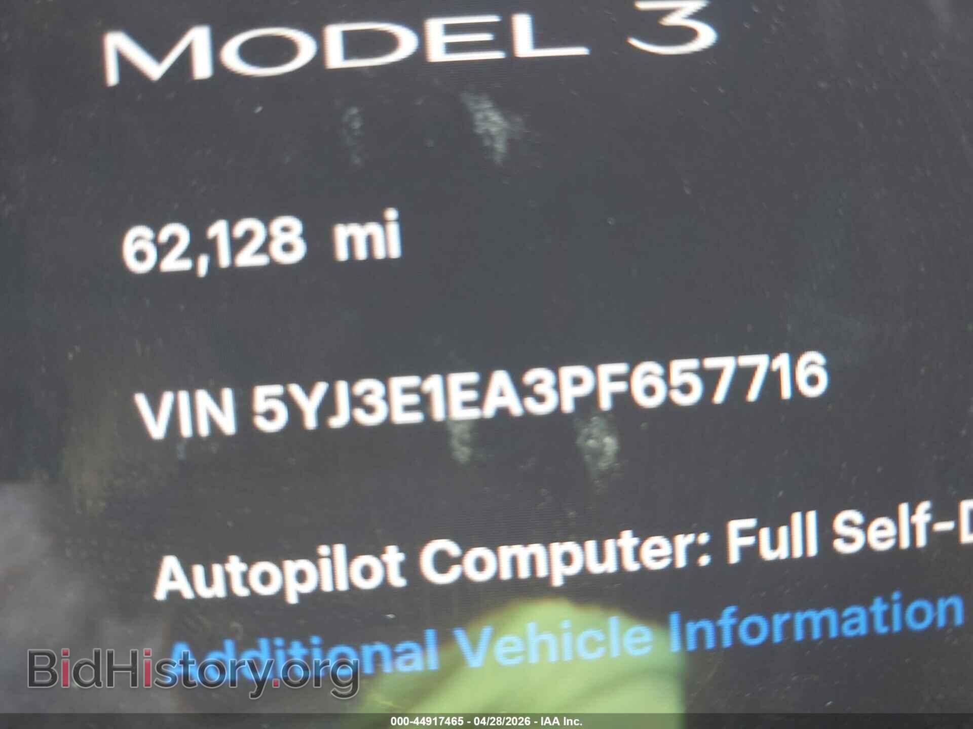 2023 TESLA MODEL 3 - VIN: 5YJ3E1EA3PF657716 - Фото 9