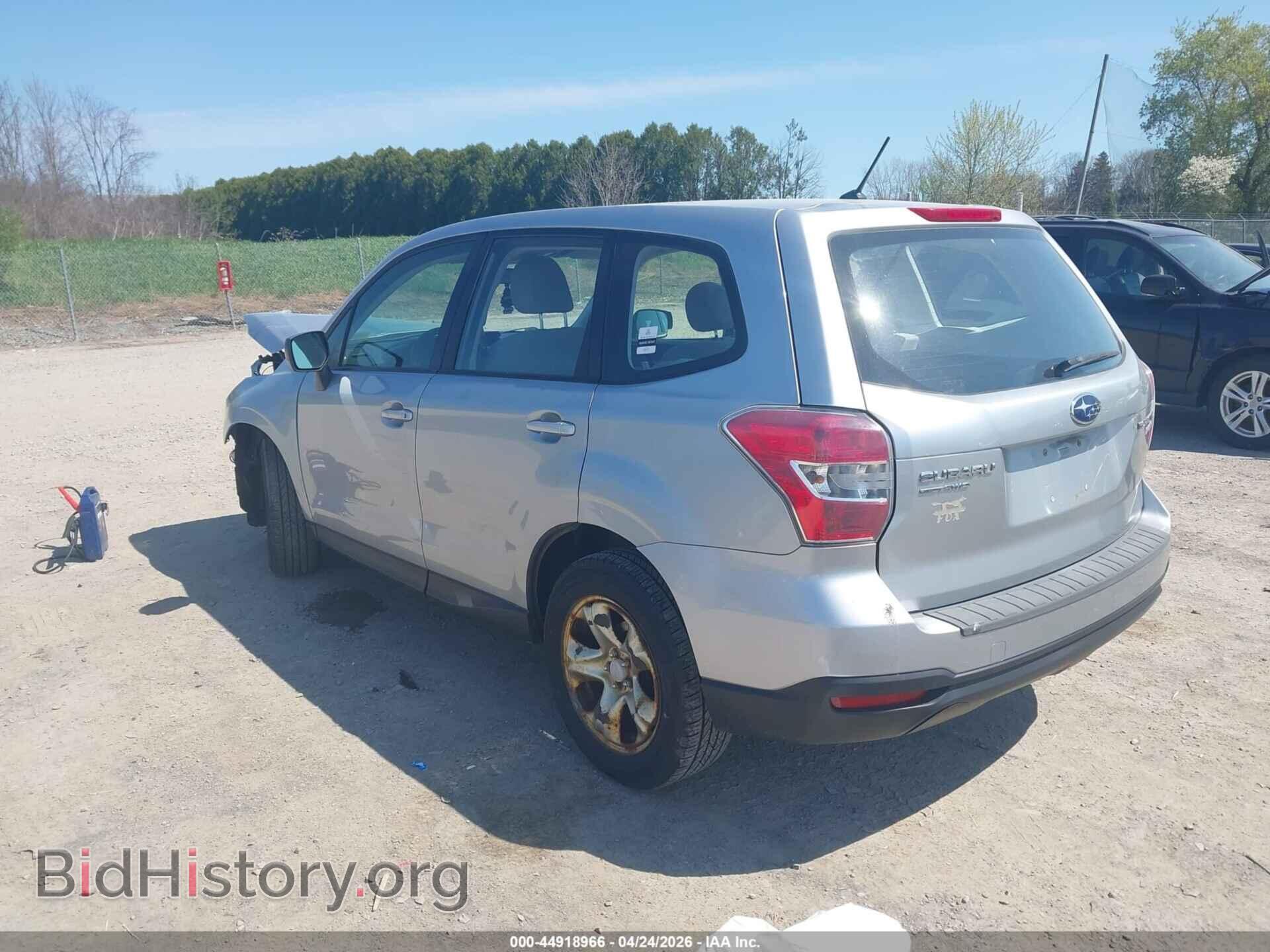 2014 SUBARU FORESTER - VIN: JF2SJAAC6EH515308 - Фото 3