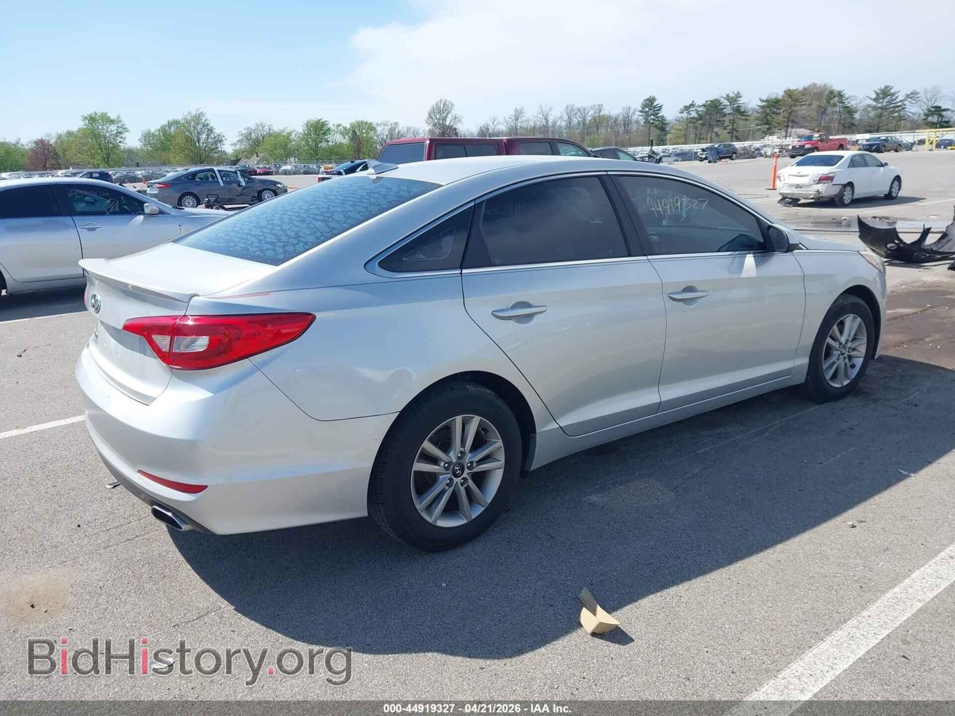 2016 HYUNDAI SONATA - VIN: 5NPE24AF2GH296534 - Фото 4