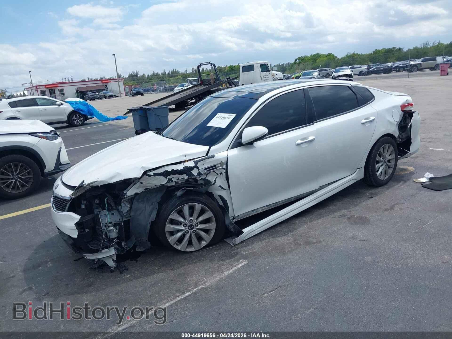 2016 KIA OPTIMA - VIN: 5XXGU4L37GG099165 - Фото 2