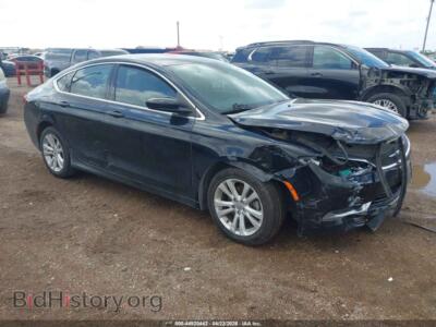 2016 Chrysler 200 Limited, черный — VIN 1C3CCCAB3GN152166, IAAI