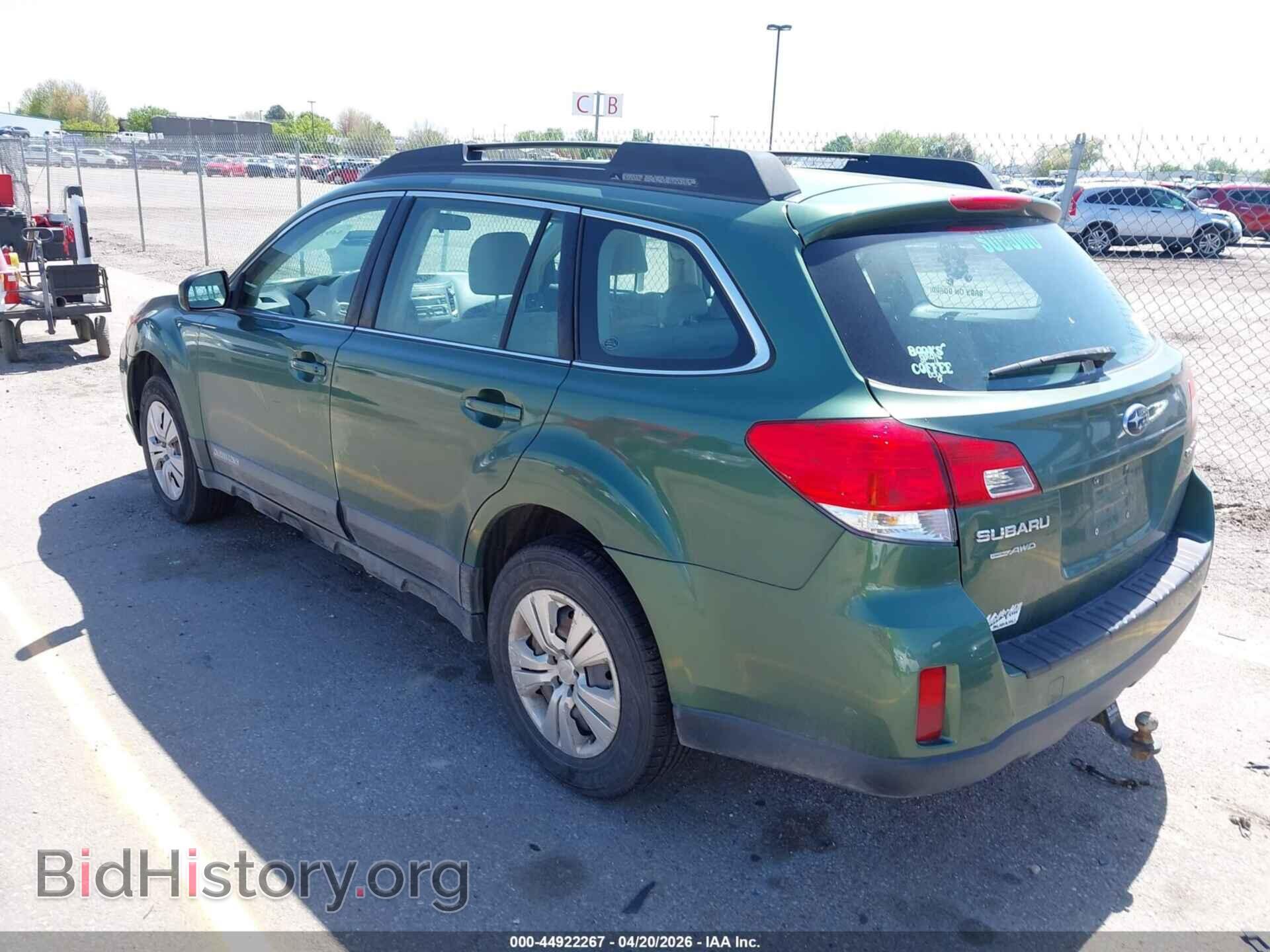 2012 SUBARU OUTBACK - VIN: 4S4BRCAC2C3215631 - Photo 3