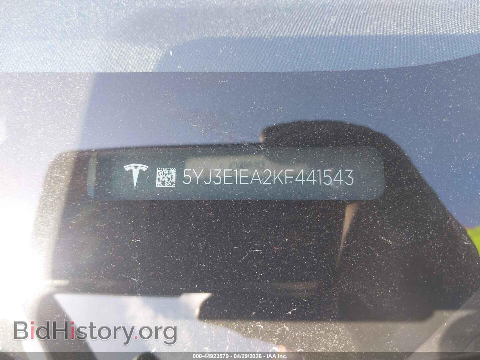 2019 TESLA MODEL 3 - VIN: 5YJ3E1EA2KF441543 - Фото 9