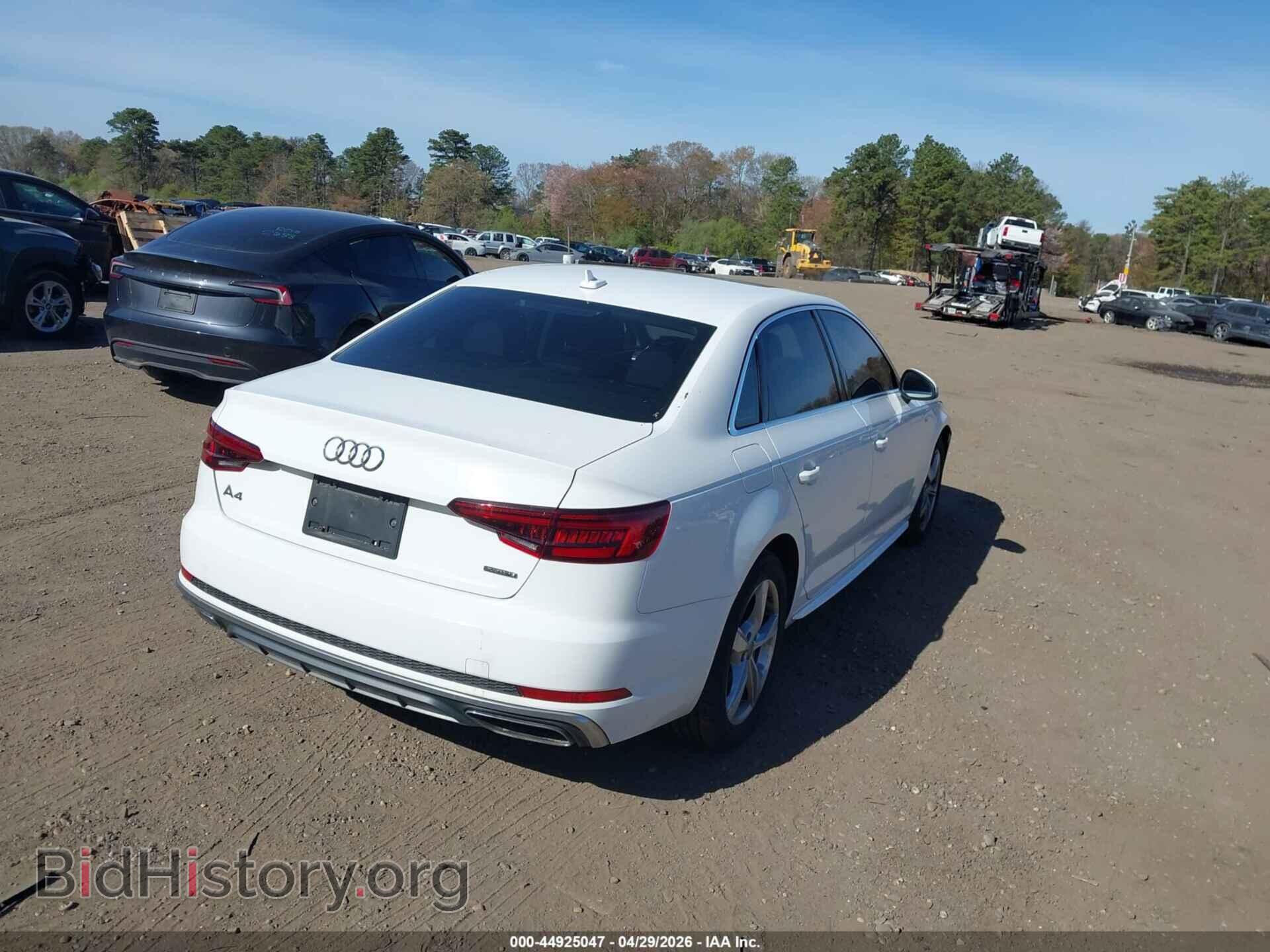 2019 AUDI A4 - VIN: WAUDNAF42KN019705 - Фото 4