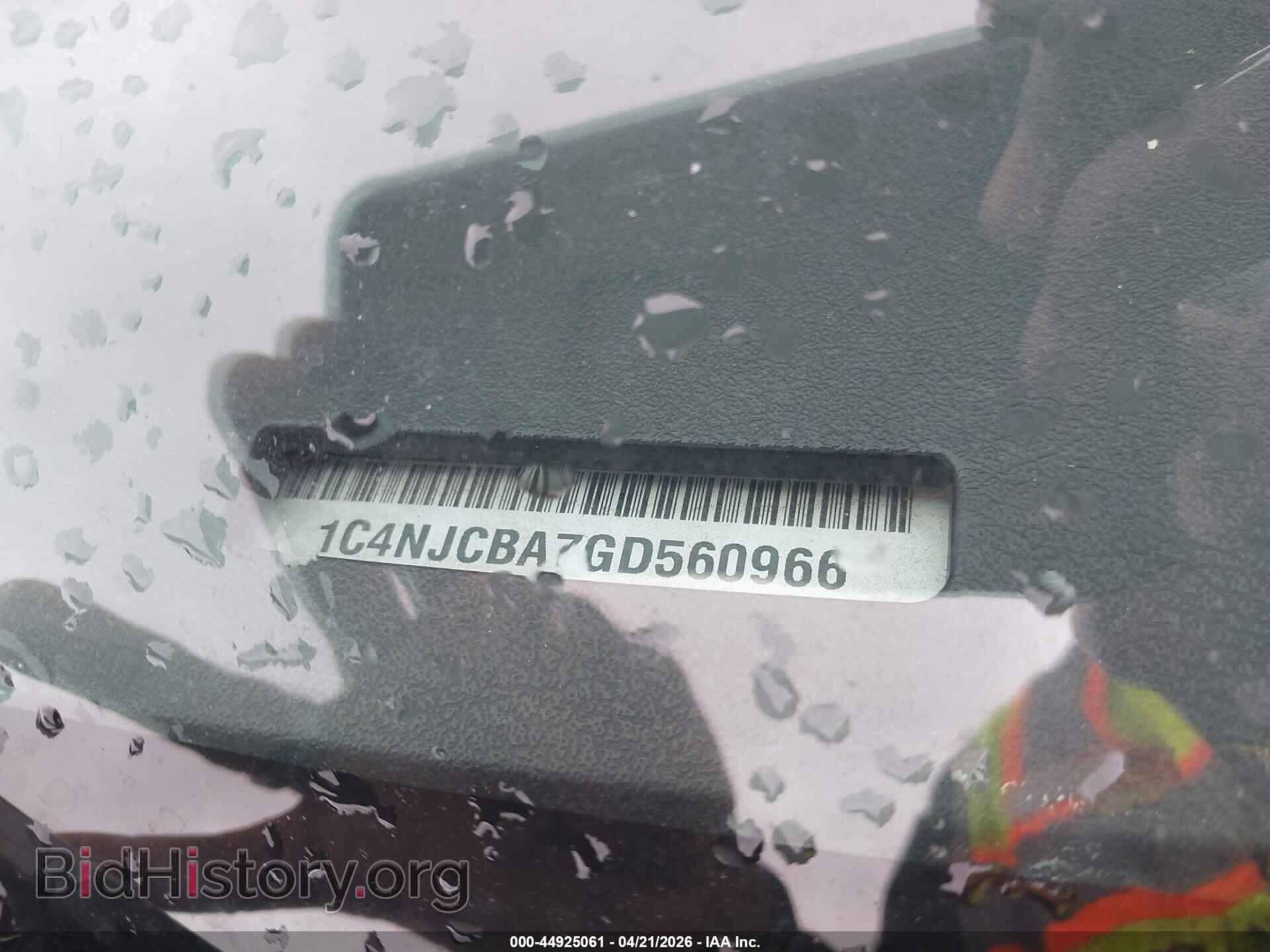 2016 JEEP COMPASS - VIN: 1C4NJCBA7GD560966 - Фото 9