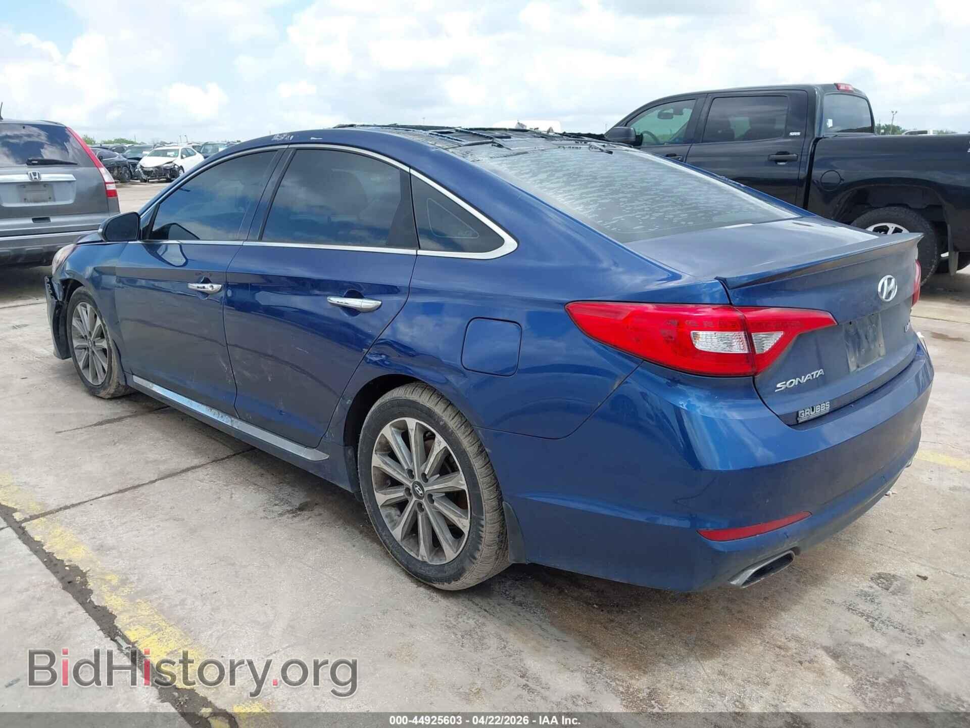 2016 HYUNDAI SONATA - VIN: 5NPE34AF3GH334656 - Photo 3