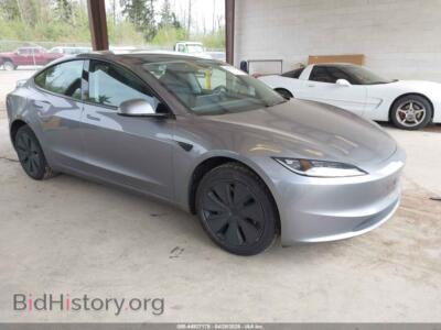 2024 Tesla MODEL 3 Long Range Dual Motor All-Wheel Drive/Rear-Wheel Drive, серебристый — VIN 5YJ3E1EA1RF867167, IAAI