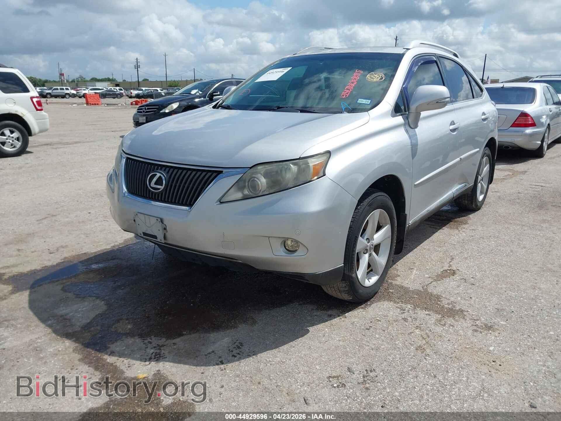 2012 LEXUS RX 350 - VIN: 2T2BK1BA7CC133813 - Фото 2