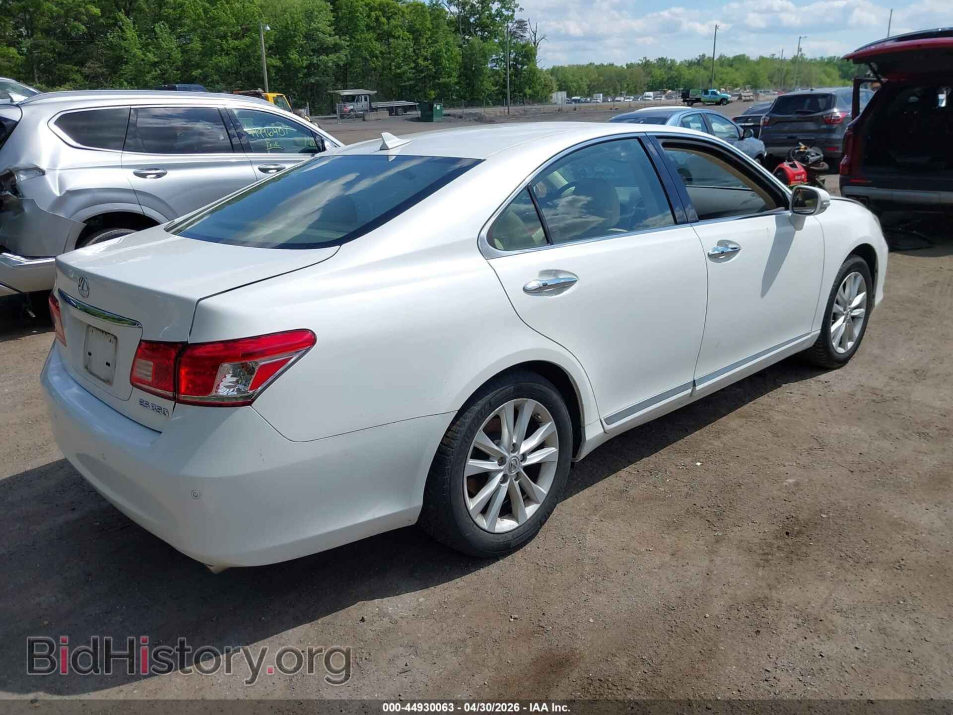 2012 LEXUS ES 350 - VIN: JTHBK1EG2C2499714 - Фото 4