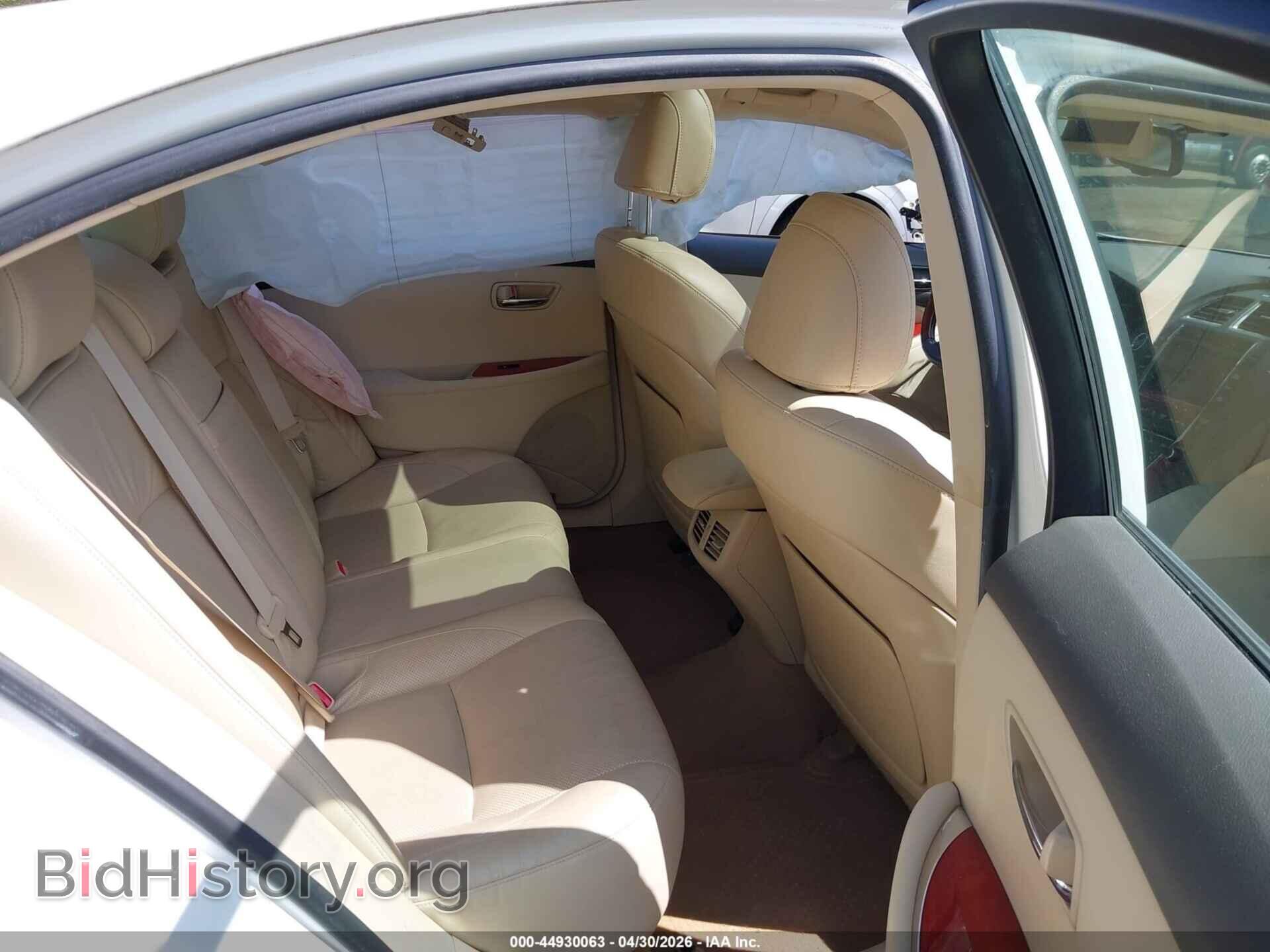 2012 LEXUS ES 350 - VIN: JTHBK1EG2C2499714 - Фото 8