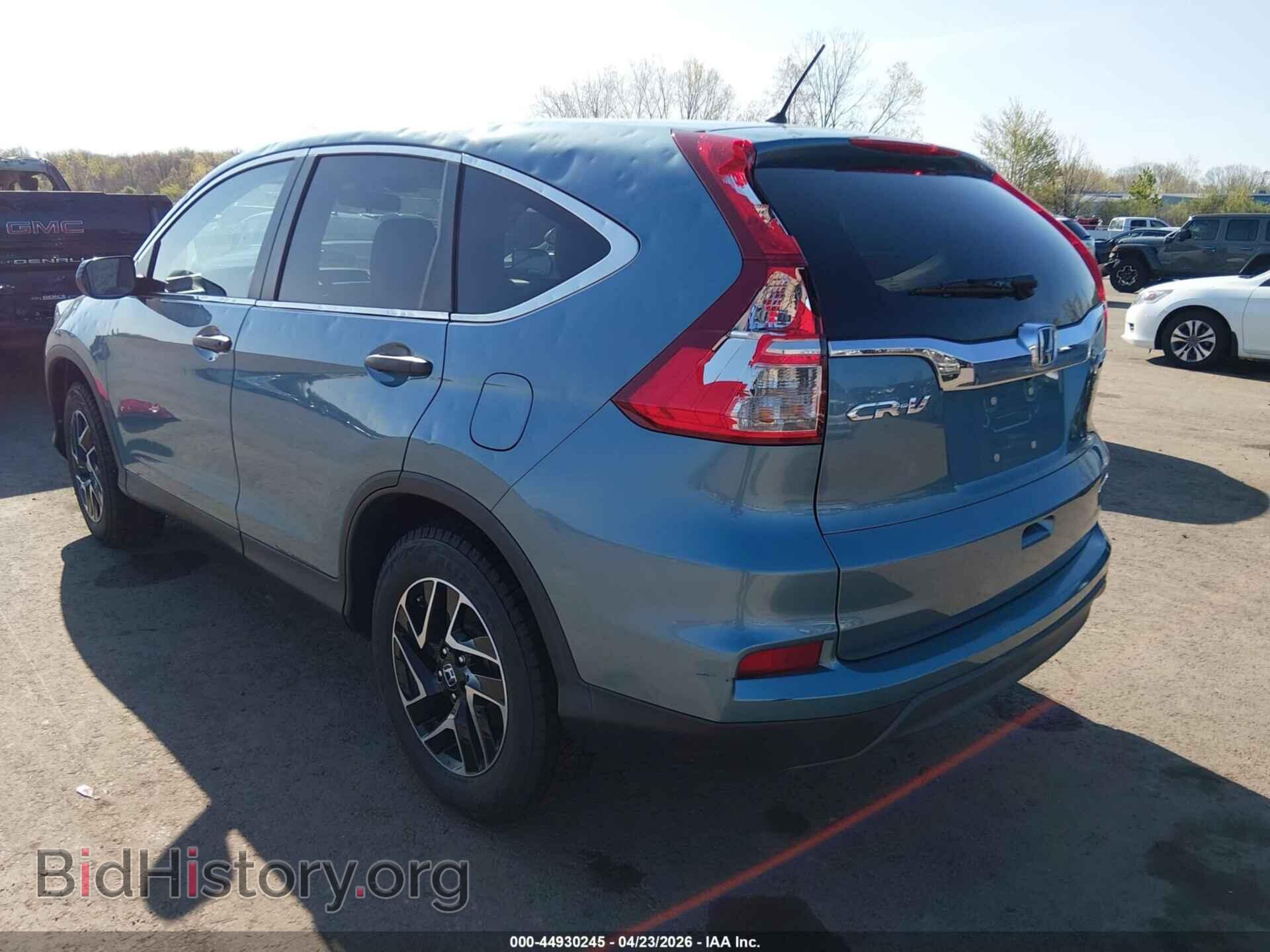 2016 HONDA CR-V - VIN: 5J6RM4H48GL082332 - Фото 3