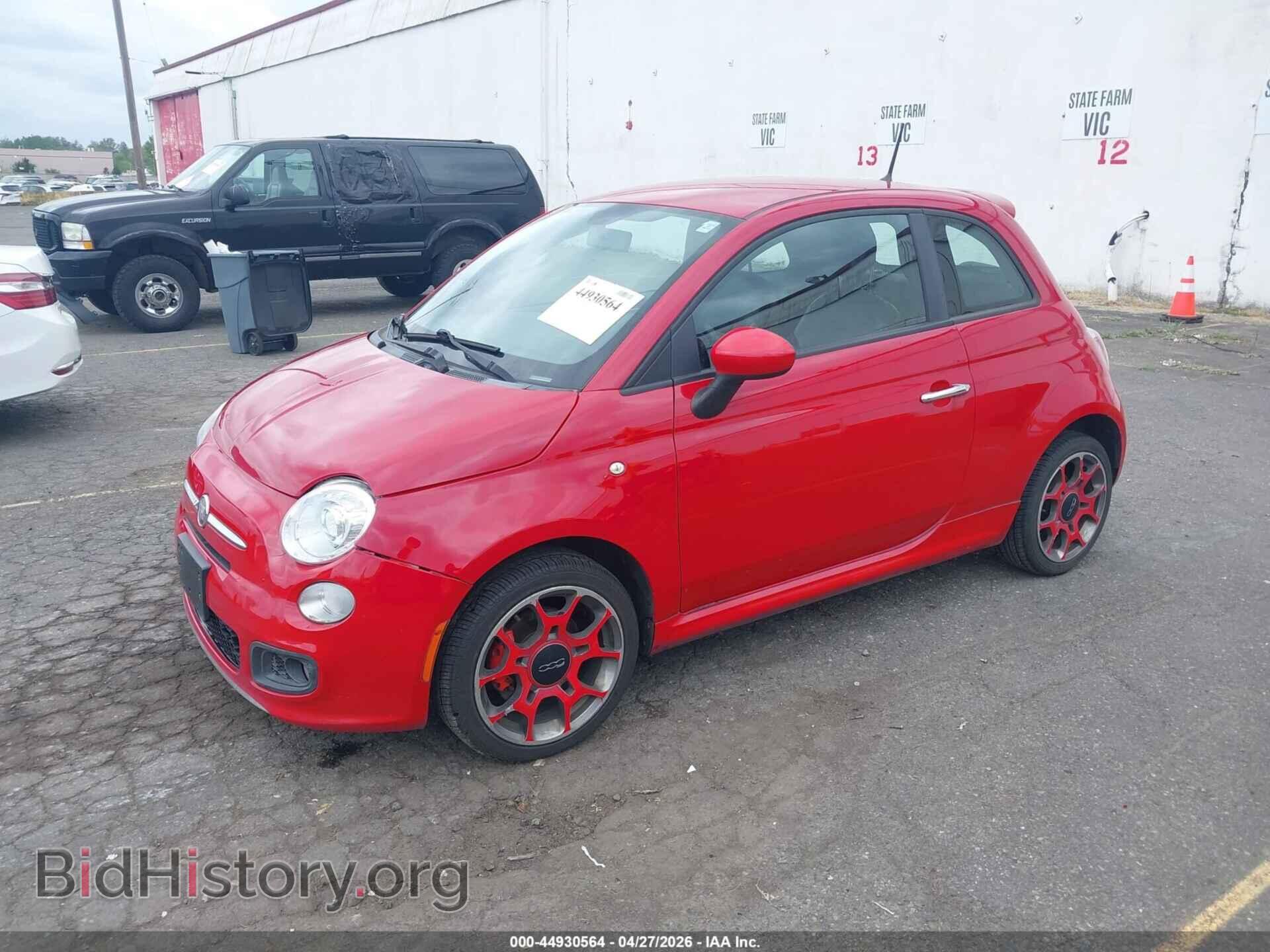 2012 FIAT 500 - VIN: 3C3CFFBR4CT381955 - Фото 2