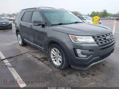 2016 Ford EXPLORER XLT, black — VIN 1FM5K7D89GGC07217, IAAI