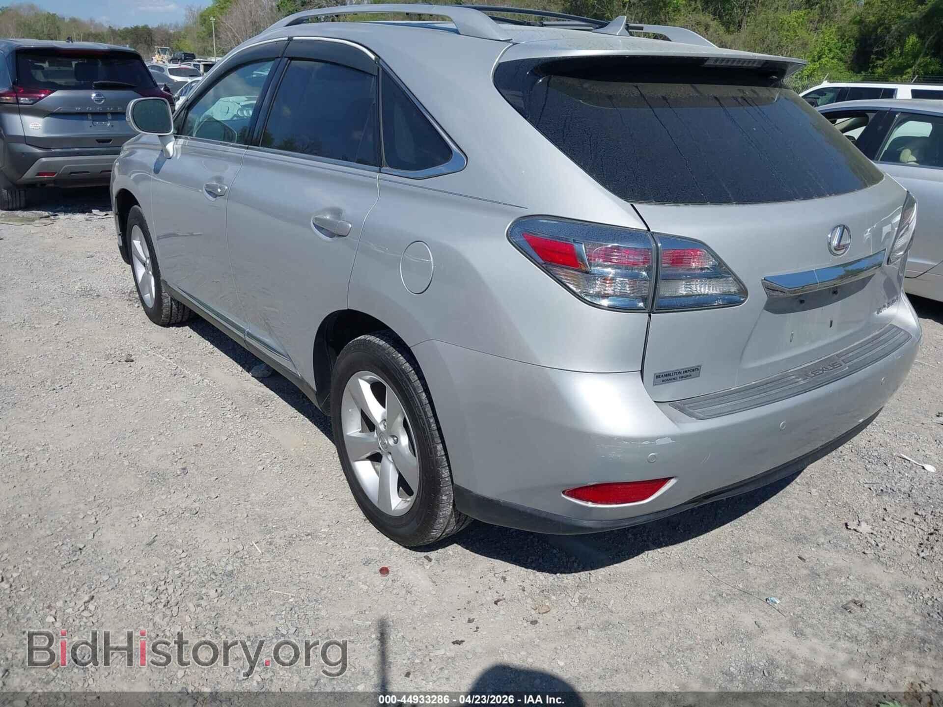 2012 LEXUS RX - VIN: 2T2BK1BAXCC124717 - Фото 3