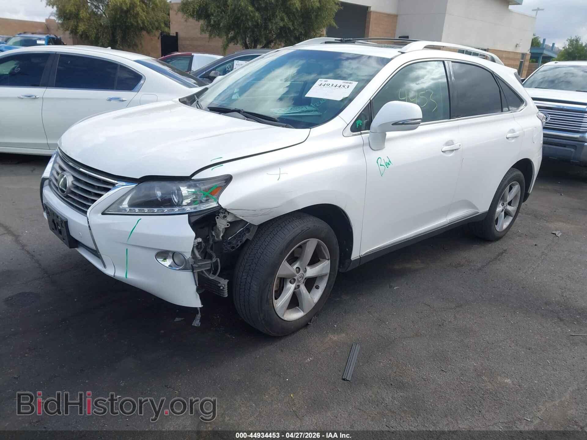 2013 LEXUS RX 350 - VIN: 2T2BK1BA3DC187627 - Фото 2