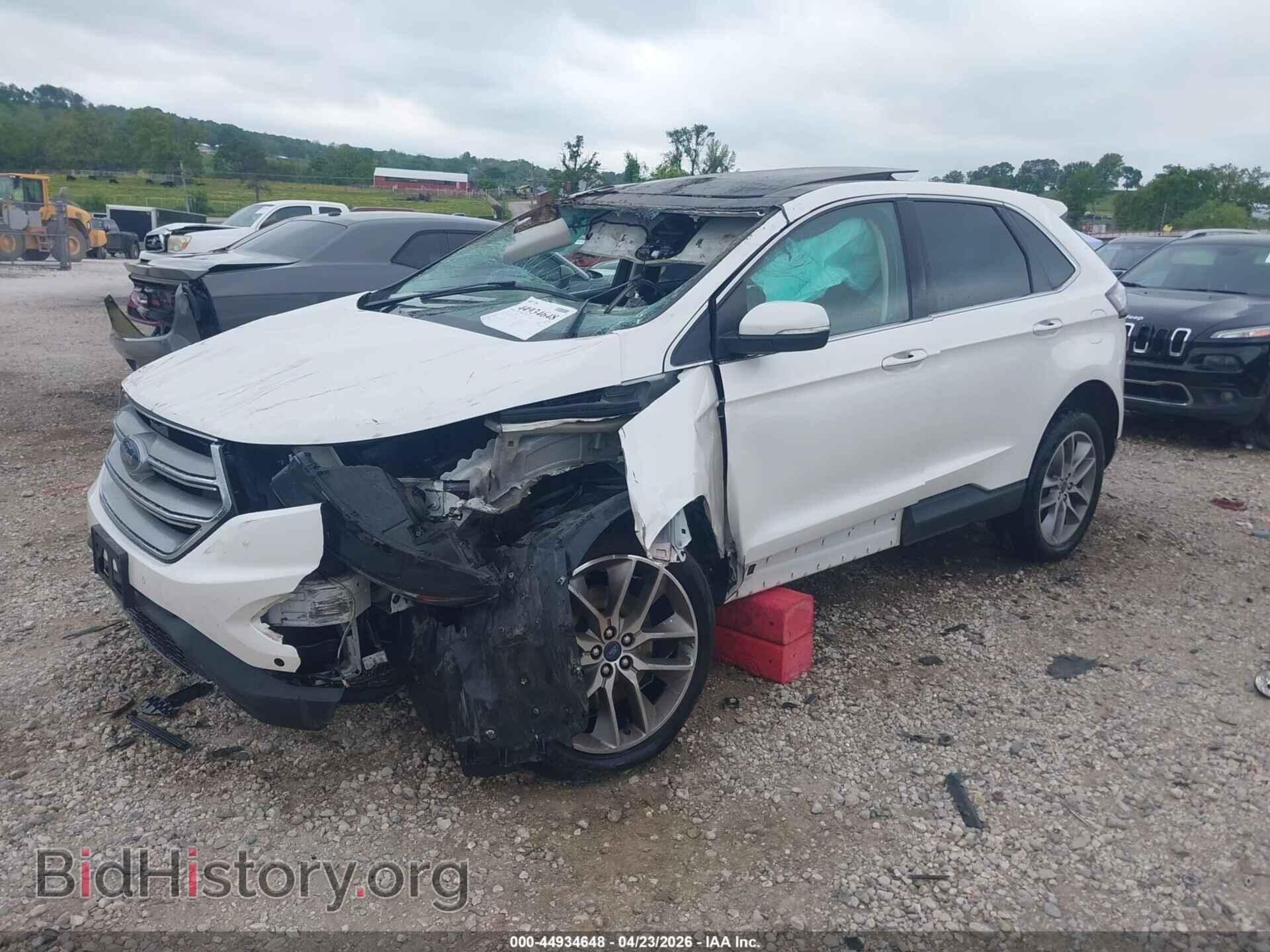 2017 FORD EDGE - VIN: 2FMPK4K96HBB37266 - Фото 2