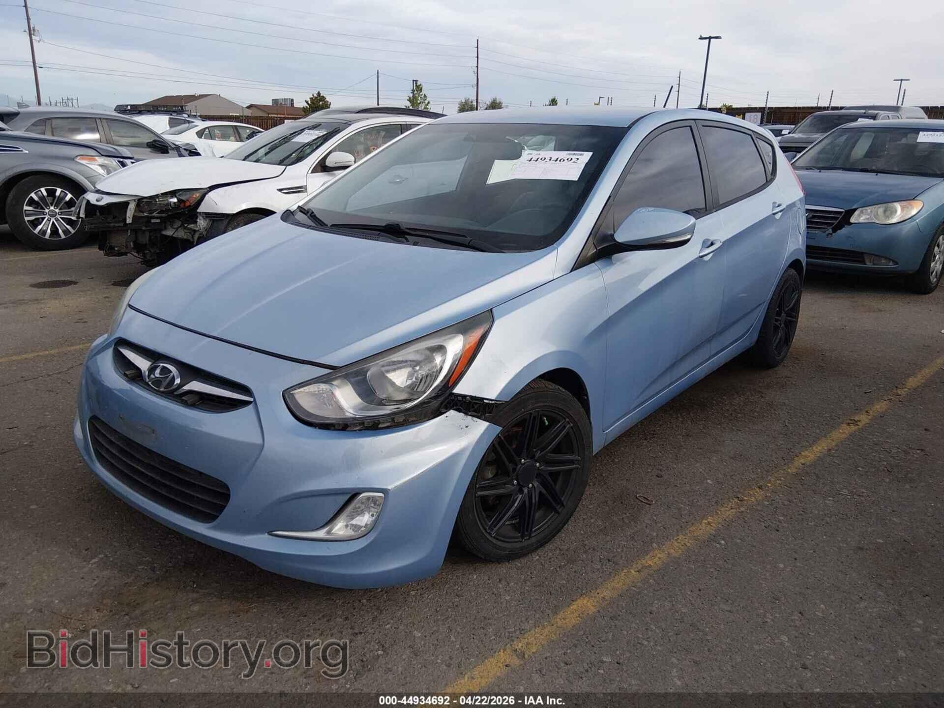 2013 HYUNDAI ACCENT - VIN: KMHCU5AE6DU073652 - Фото 2