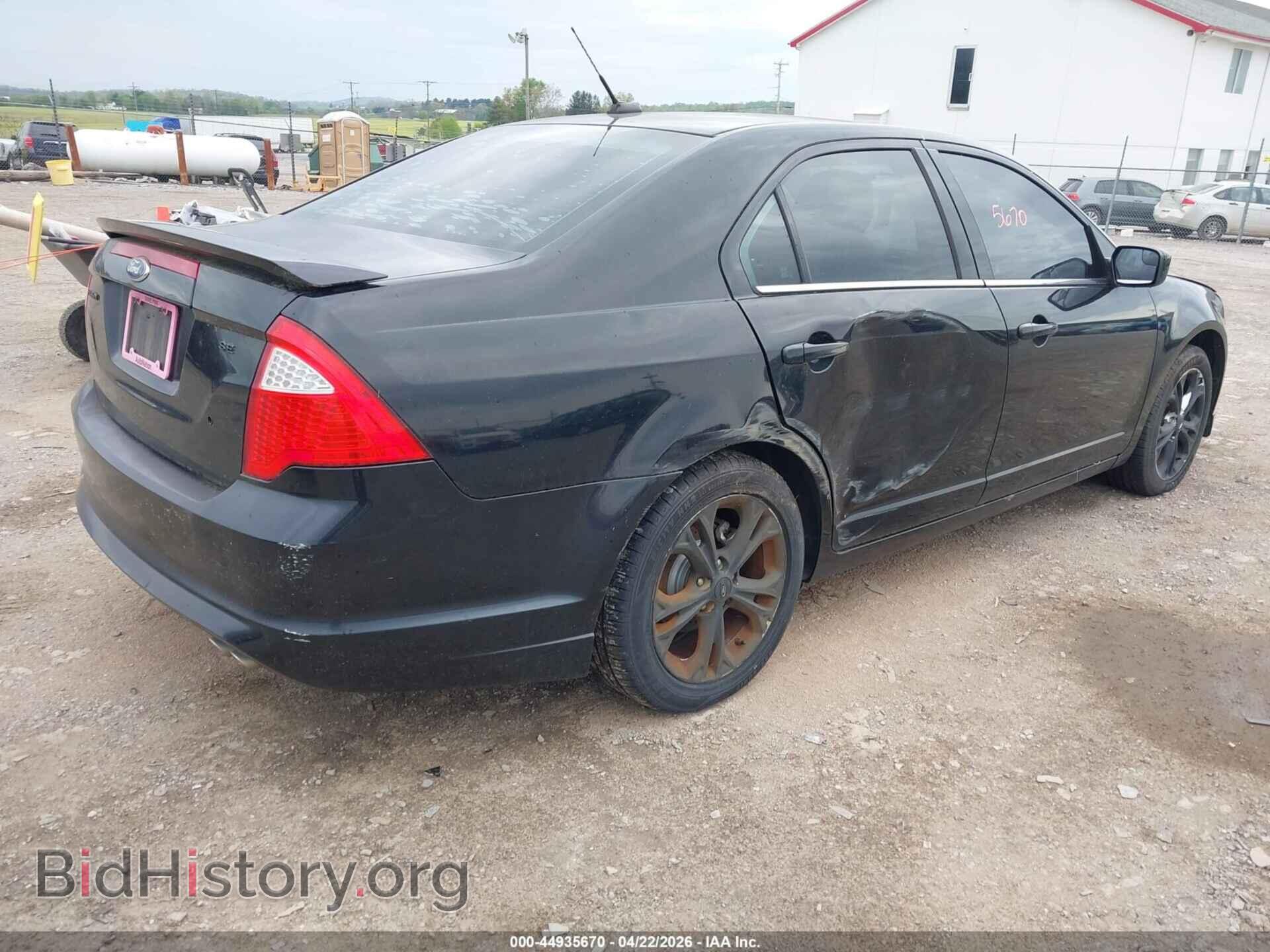 2012 FORD FUSION - VIN: 3FAHP0HA5CR164981 - Фото 4