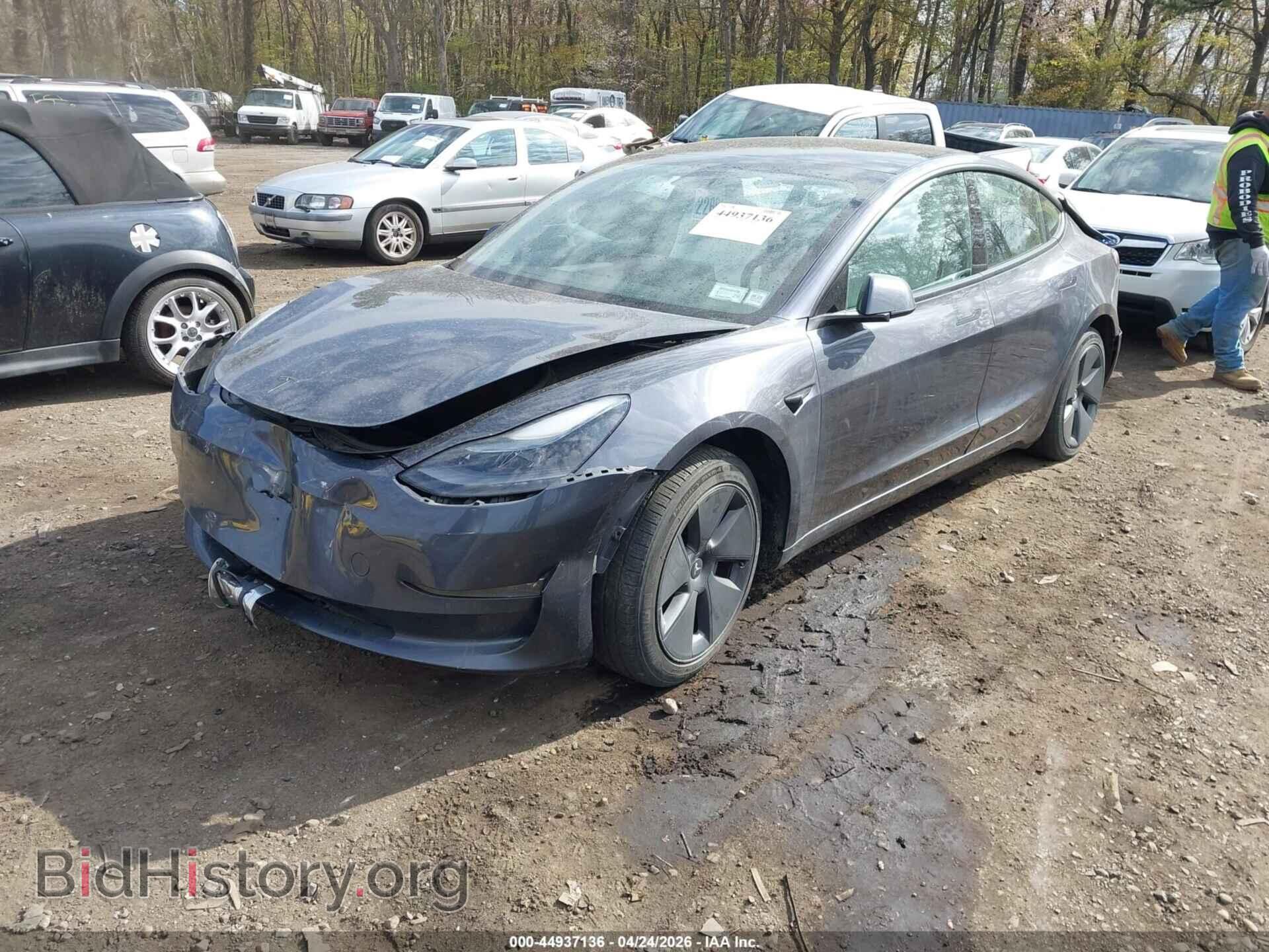 2022 TESLA MODEL 3 - VIN: 5YJ3E1EB5NF153934 - Фото 2
